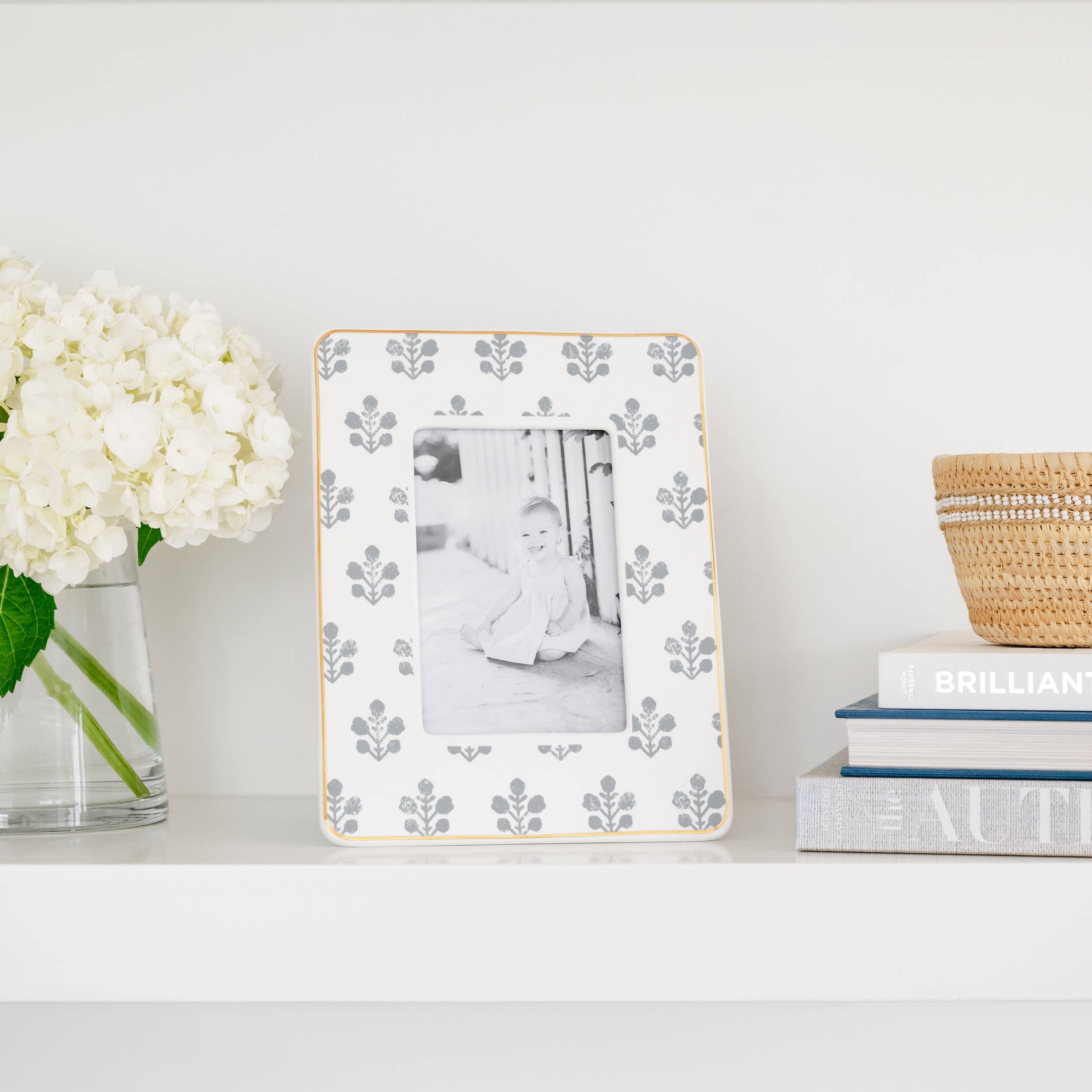 Frame, Slate Floral-Gifting-Happy on Main