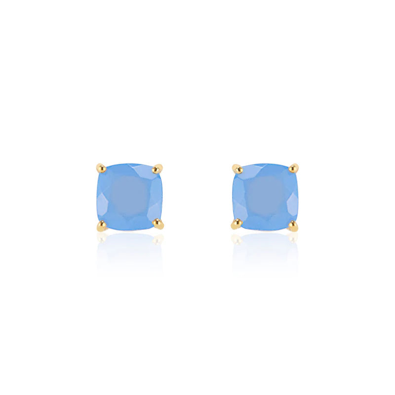 Emmy Studs - Blue Chalcedony-Elli Parr-Happy on Main