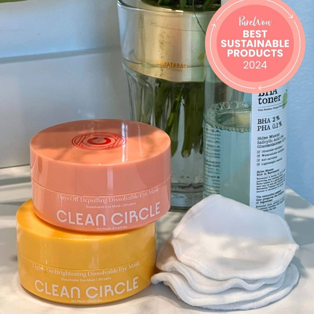 Depuffing Eye Mask w/ Niacinamide & Turmeric - Zero Waste-Beauty + Wellness-Happy on Main