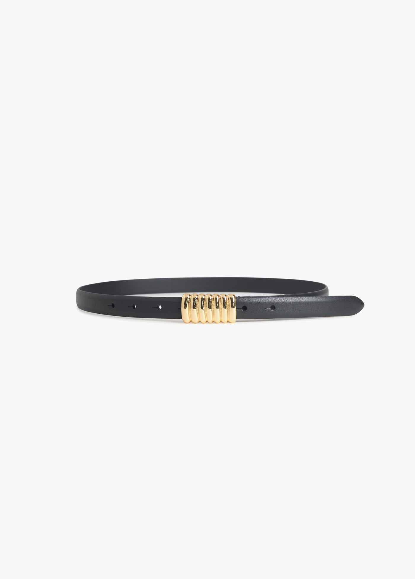 The Vintage Belt - Black Polised Gold-Favorite Daughter-Happy on Main