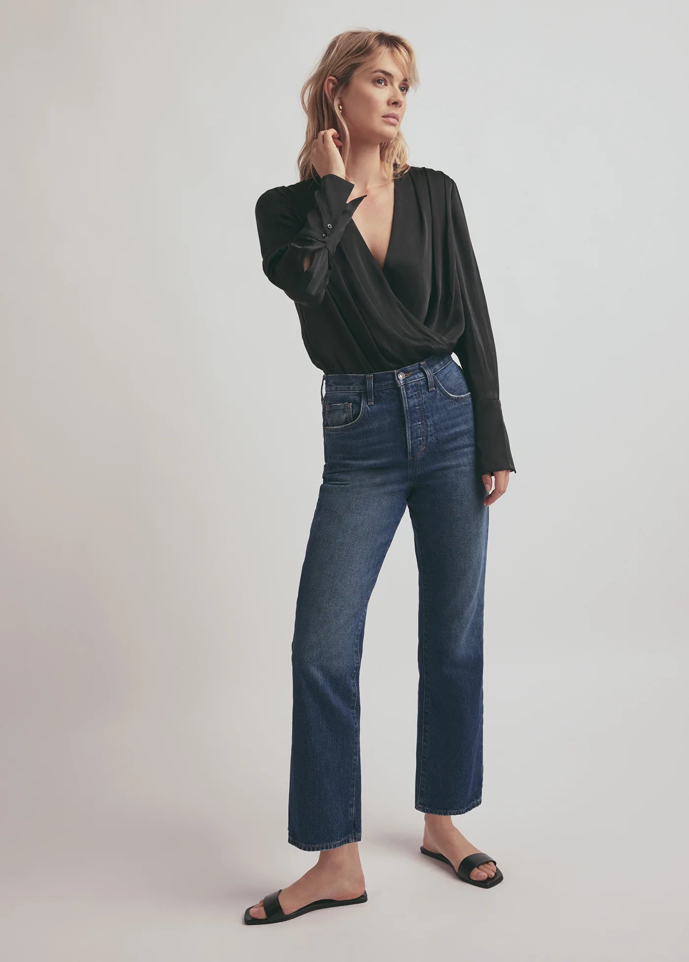 The Date Blouse - Black-Favorite Daughter-Happy on Main