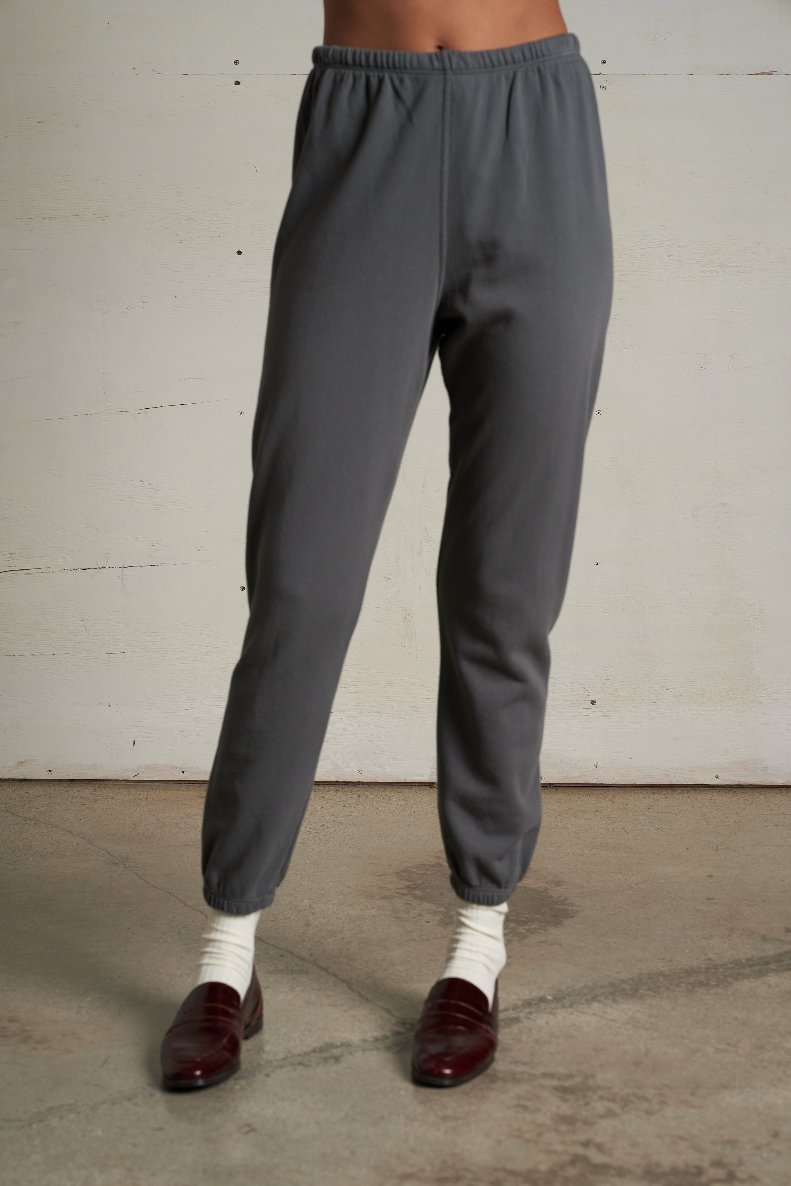 Johnny French Terry Easy Sweatpant - Charcoal-perfectwhitetee-Happy on Main