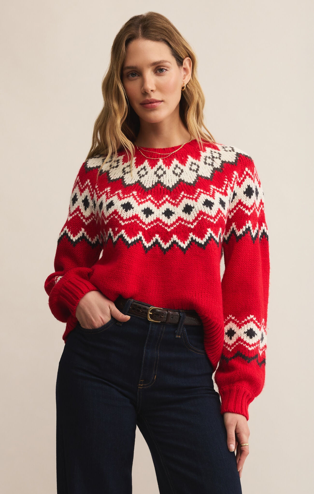 Adornment Sweater-Core Sweaters-Happy on Main