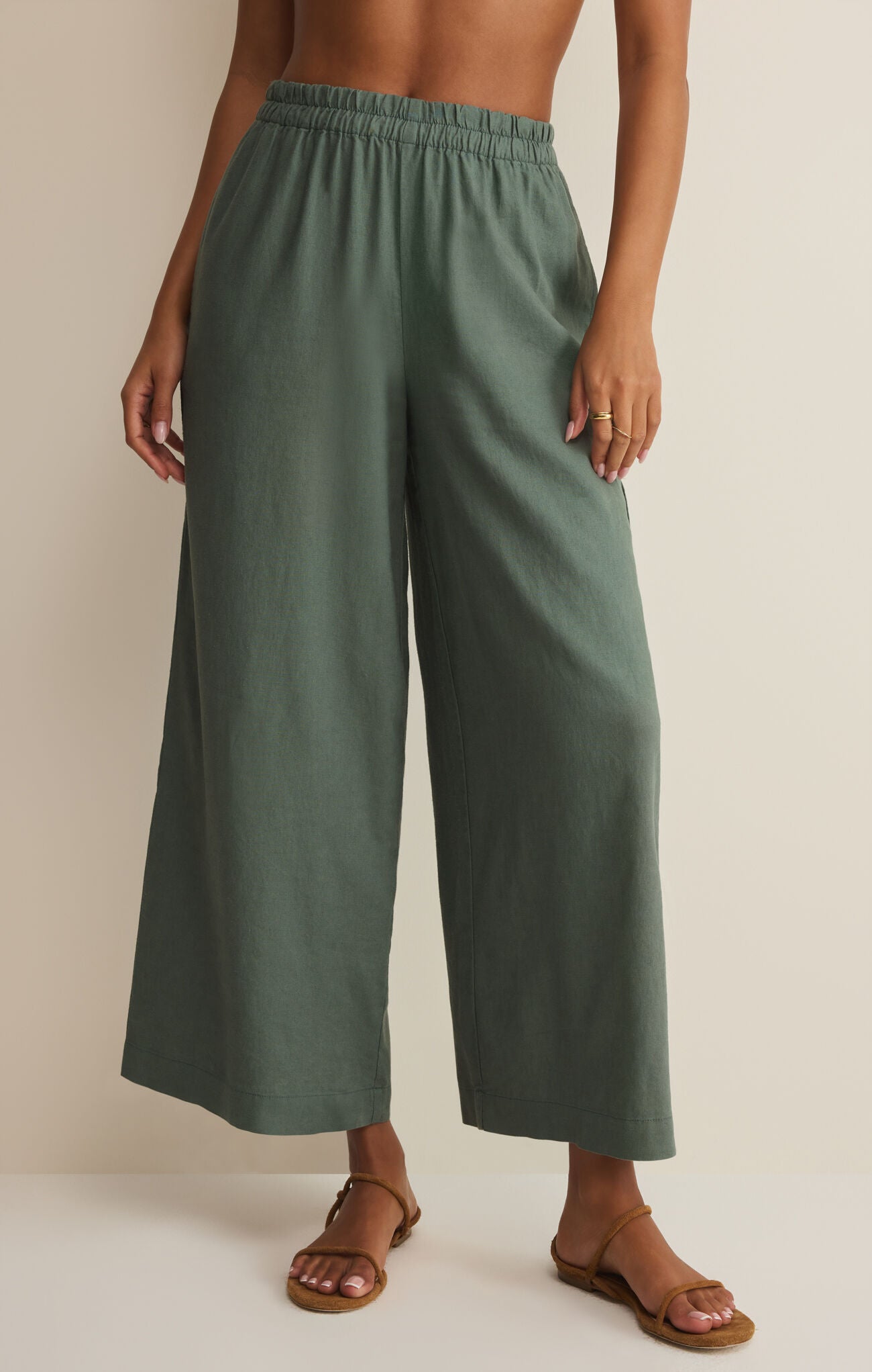 Scout Linen Pant - Everglade-Z Supply-Happy on Main