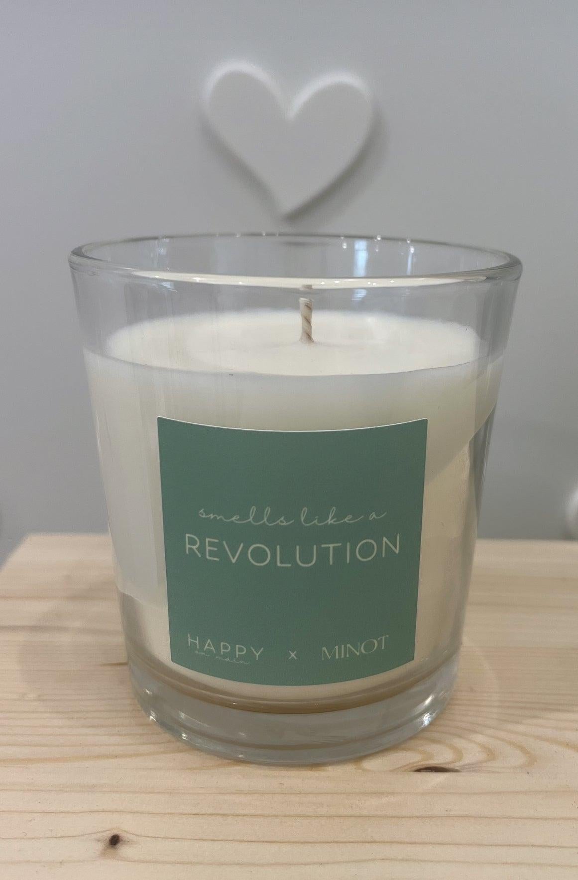 Smells like a REVOLUTION Candle-Happy Merch-Happy on Main