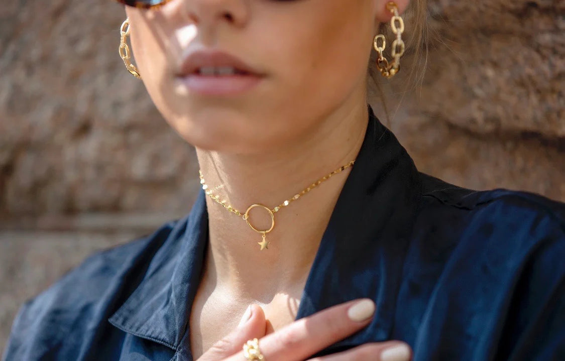 STELLA Star Choker-Everyday Jewelry-Happy on Main