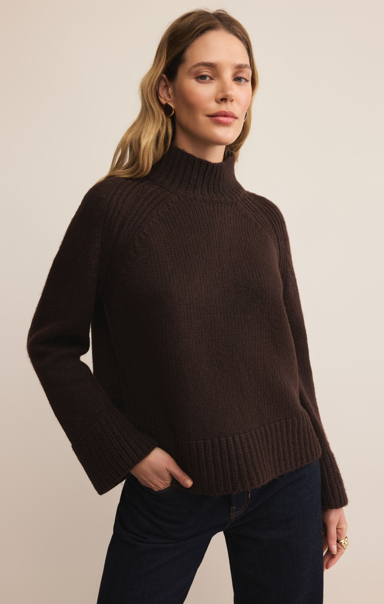 Emerge Funnel Neck Sweater-Cashmere Sweaters-Happy on Main