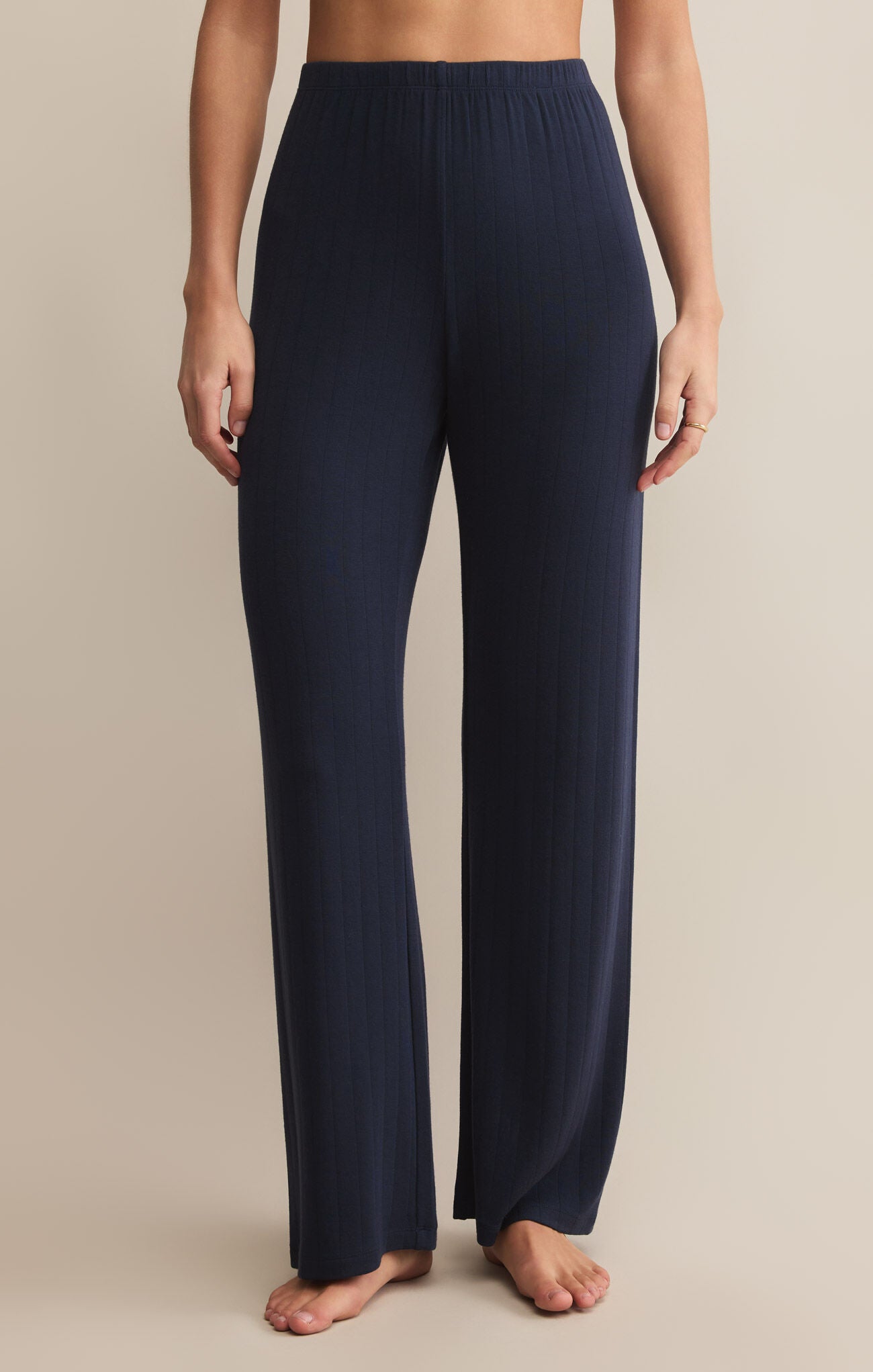 Classique Rib Pant-Pants-Happy on Main