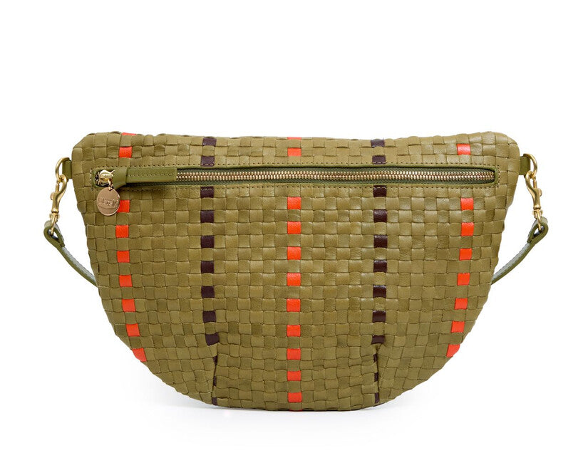Grande Fanny w/ Stripe - Olive Multi-Clare V.-Happy on Main
