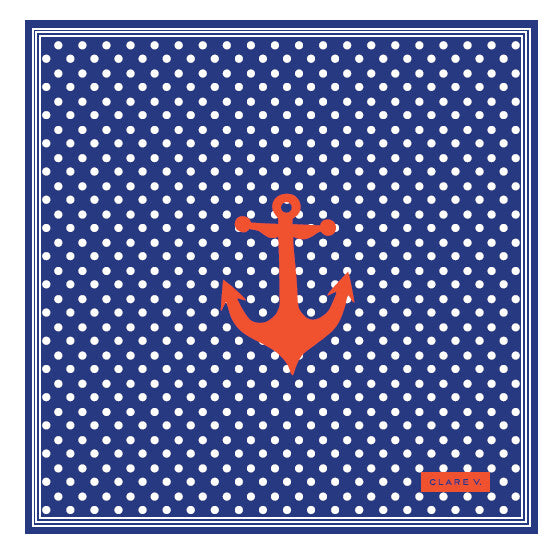 Bandana - Nautique - Cobalt-Clare V.-Happy on Main