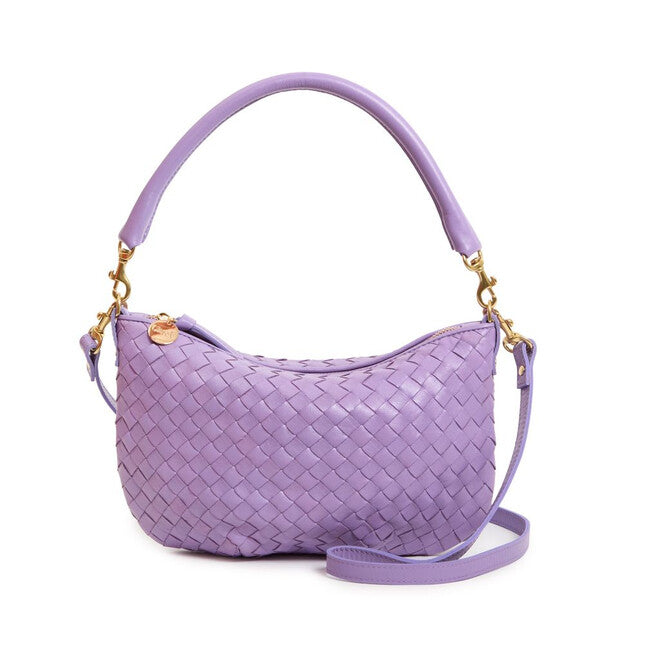 Petit Moyen Messenger - Medium Woven Diagonal - Jacaranda-Clare V.-Happy on Main