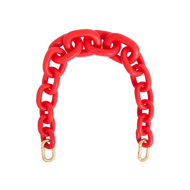 Shortie Strap - Gradual Link Matte Resin - Bright Poppy-Clare V.-Happy on Main