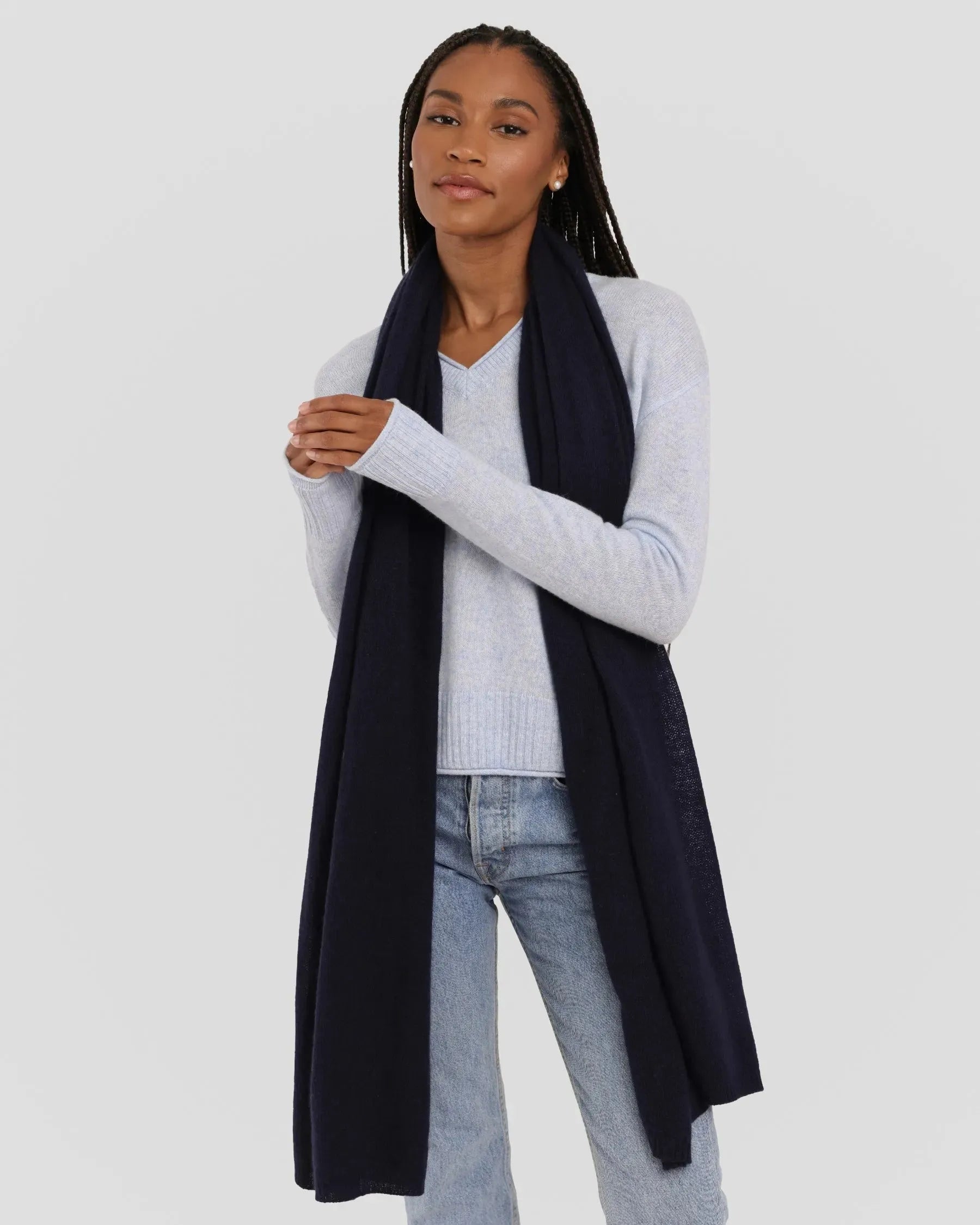Cashmere Breezy Travel Wrap-Alashan Cashmere-Happy on Main