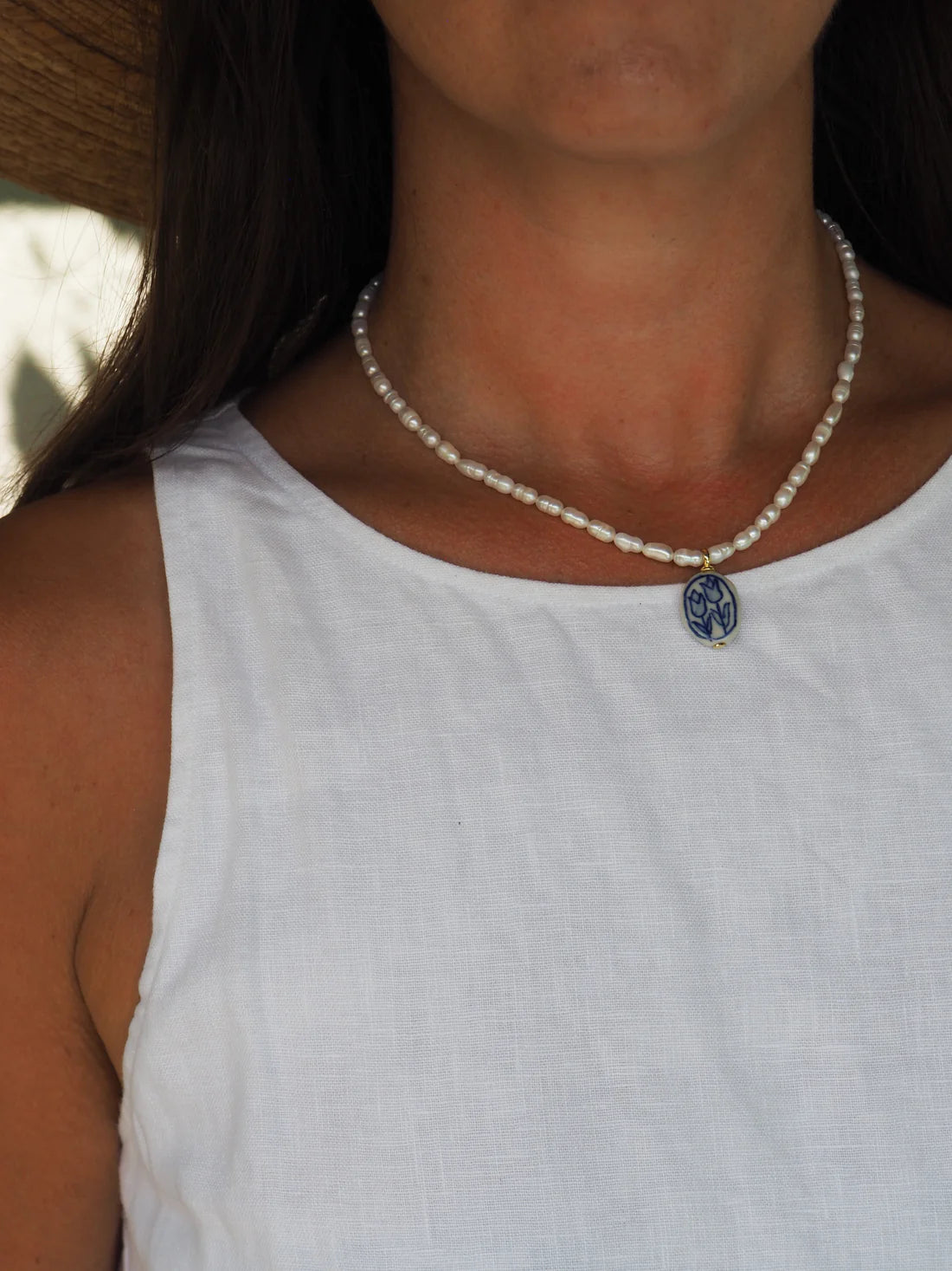 Dutch Tulips Charm Necklace-Wear Loulu X Happy on Main-Happy on Main