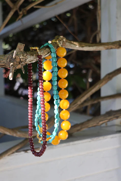 Espresso Spritz! Necklace-Wear Loulu X Happy on Main-Happy on Main