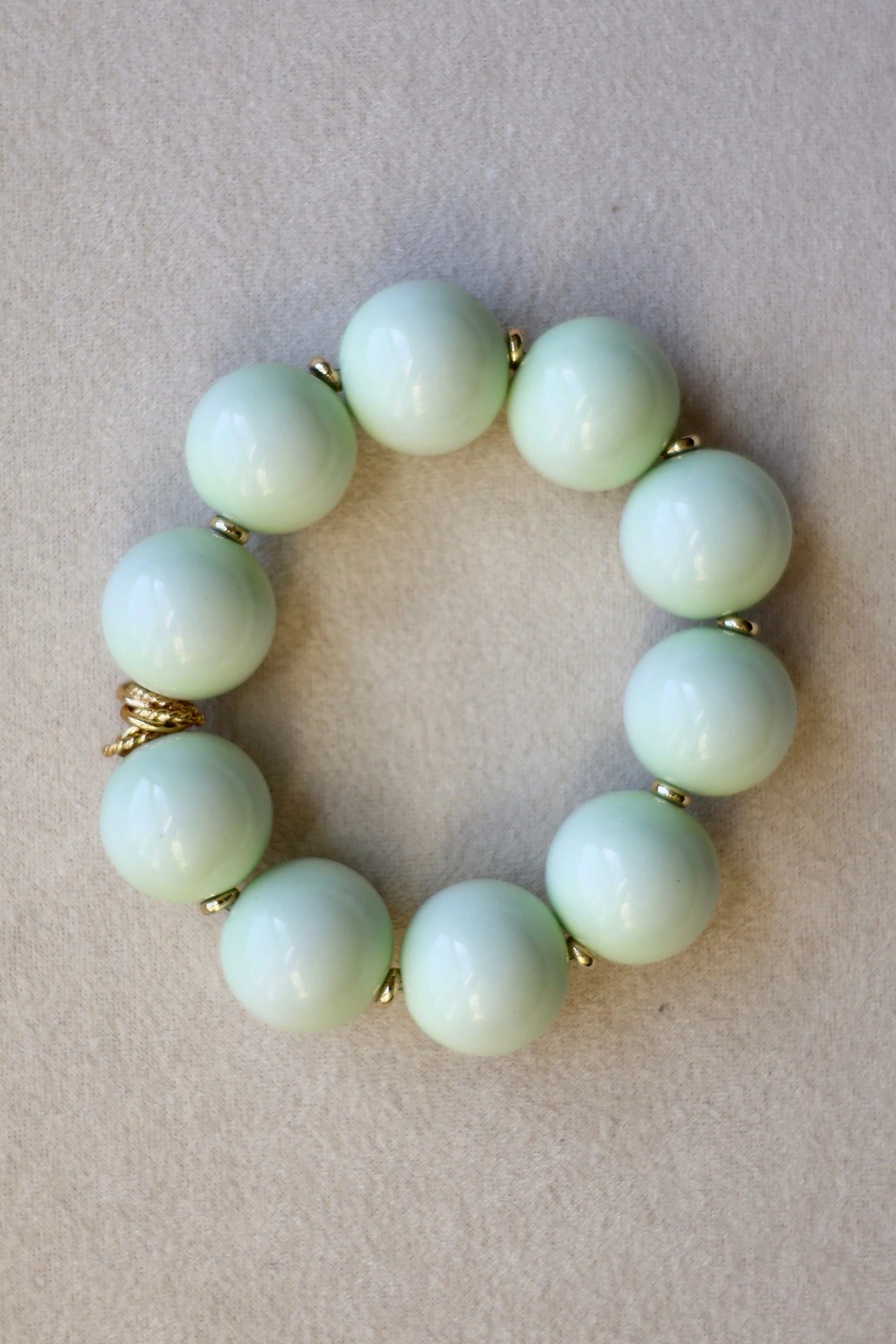 Summer Bauble Bracelet - Pistachio - Big-Wear Loulu X Happy on Main-Happy on Main