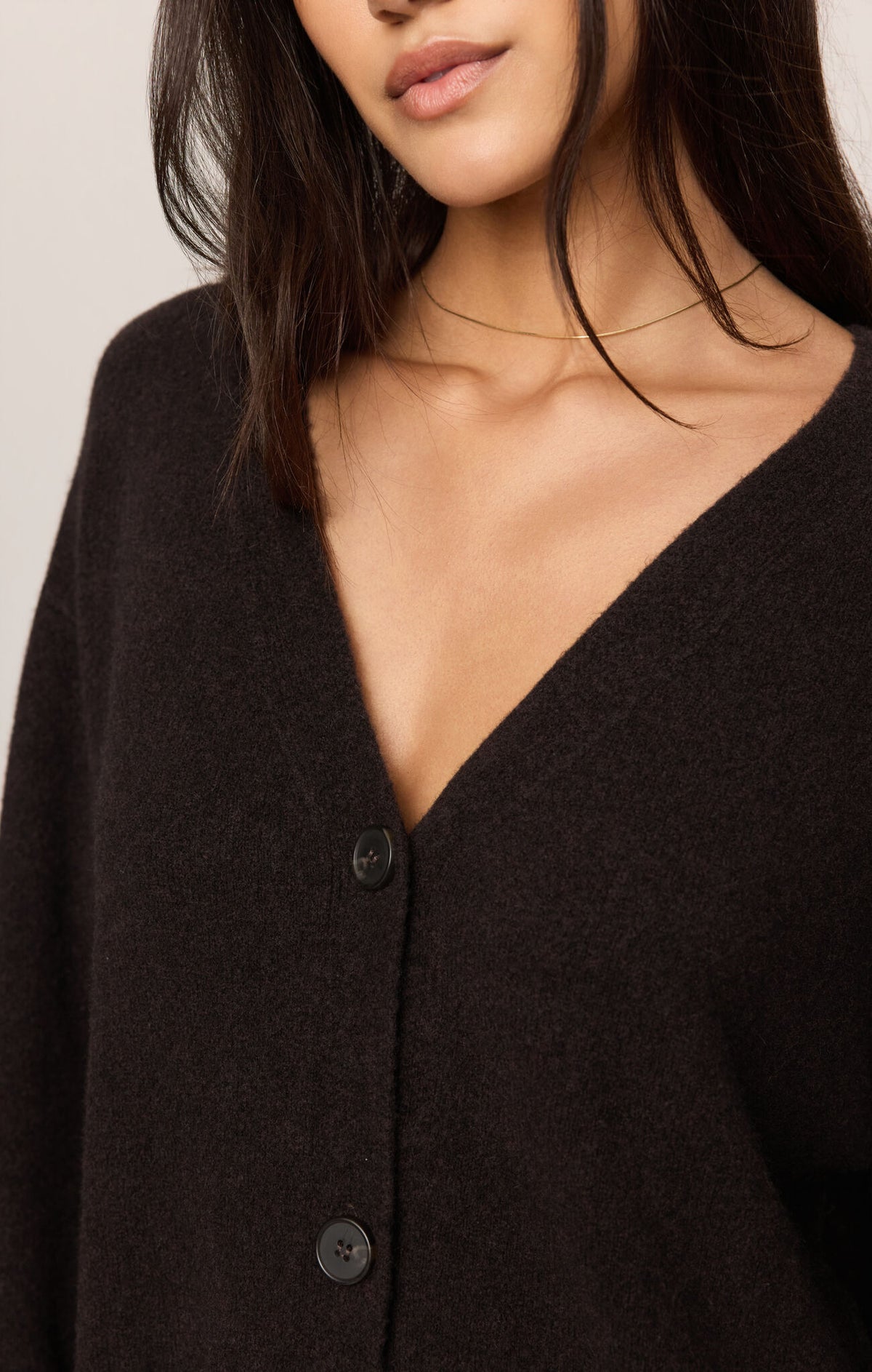 Cozy Moment Cardigan - Dark Roast-Z Supply-Happy on Main
