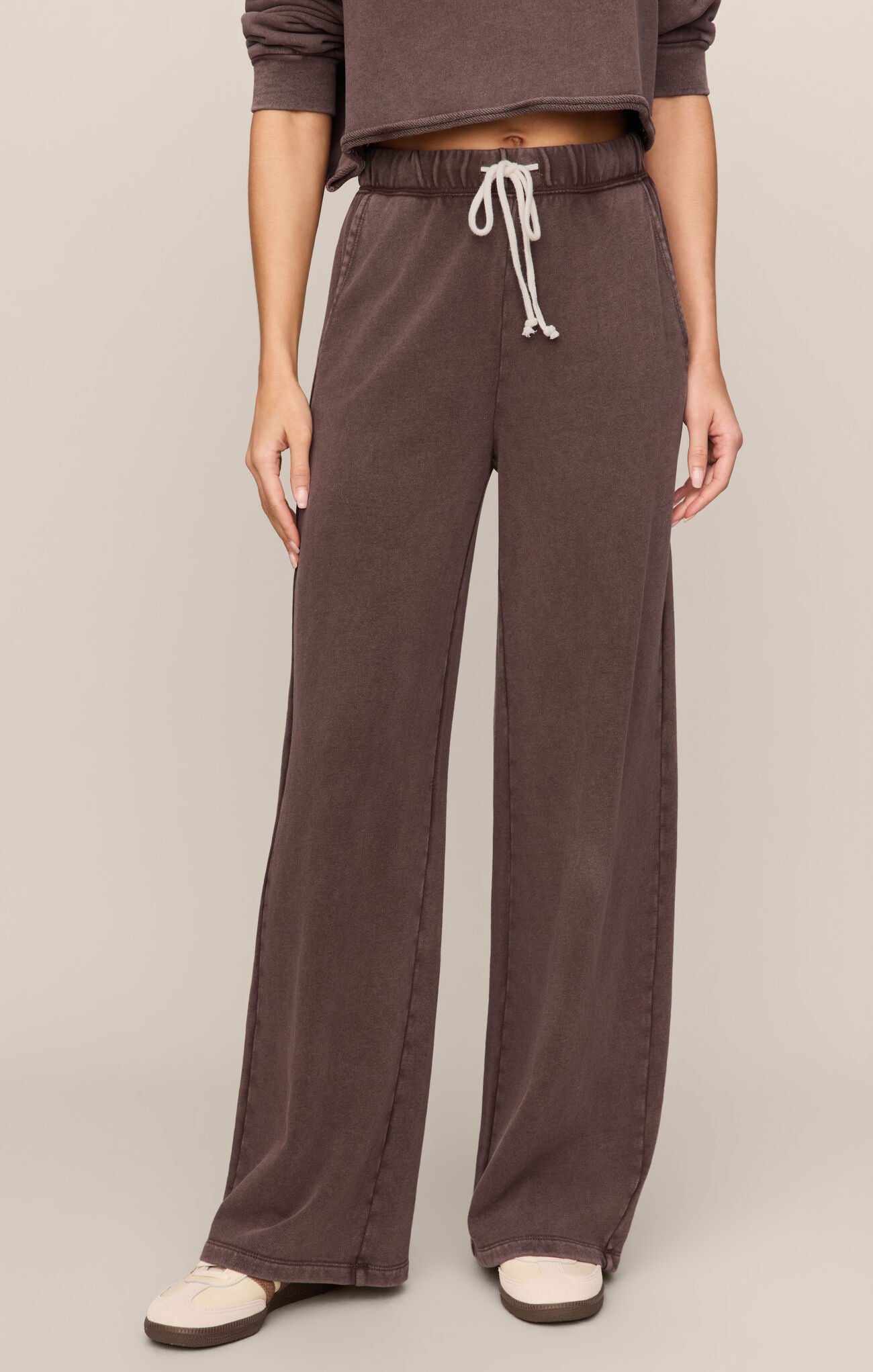 Hunter Knit Pant - Dark Chocolate-Z Supply-Happy on Main