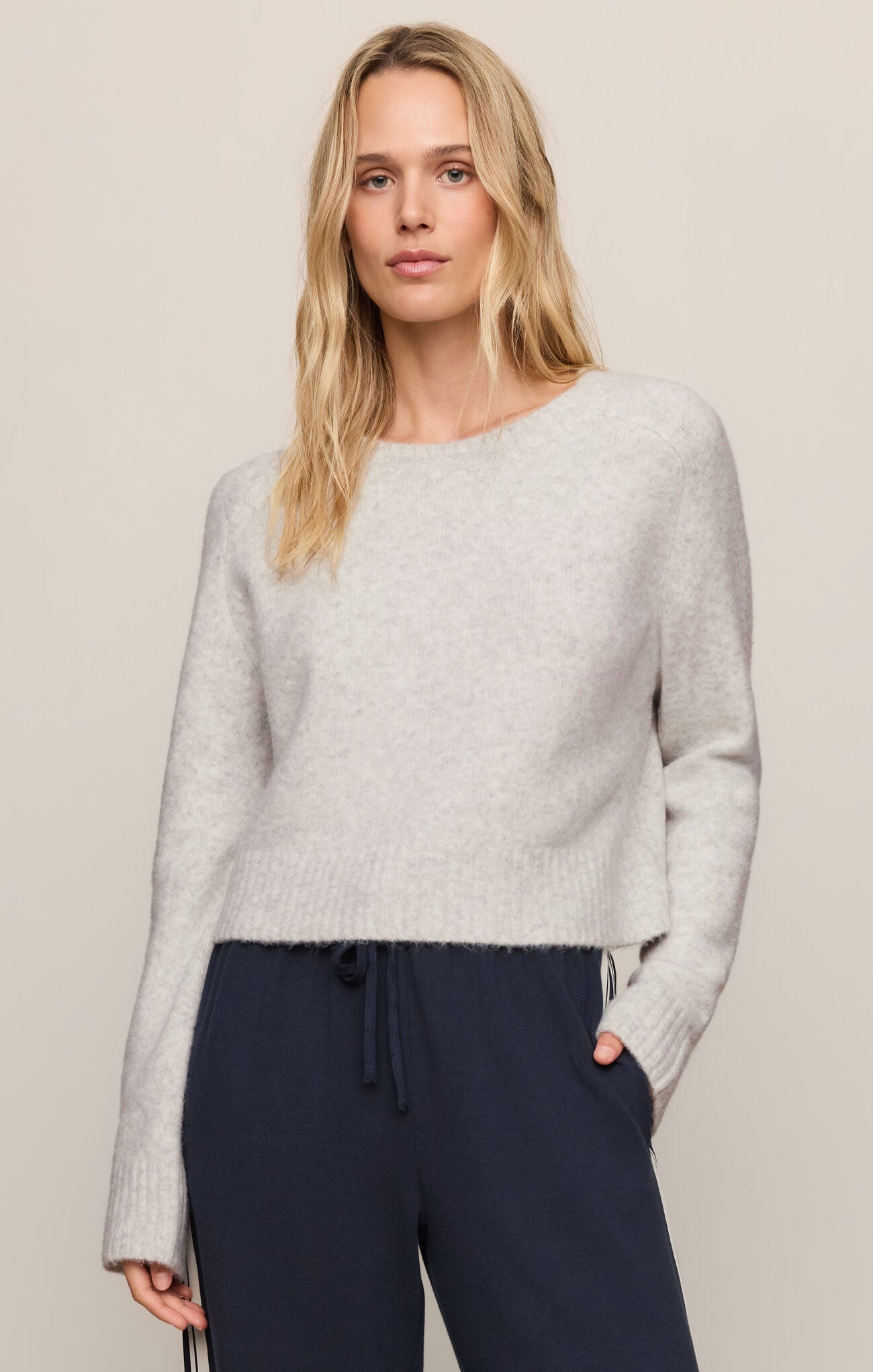 Stand In Sweater - Feather Grey-Z Supply-Happy on Main