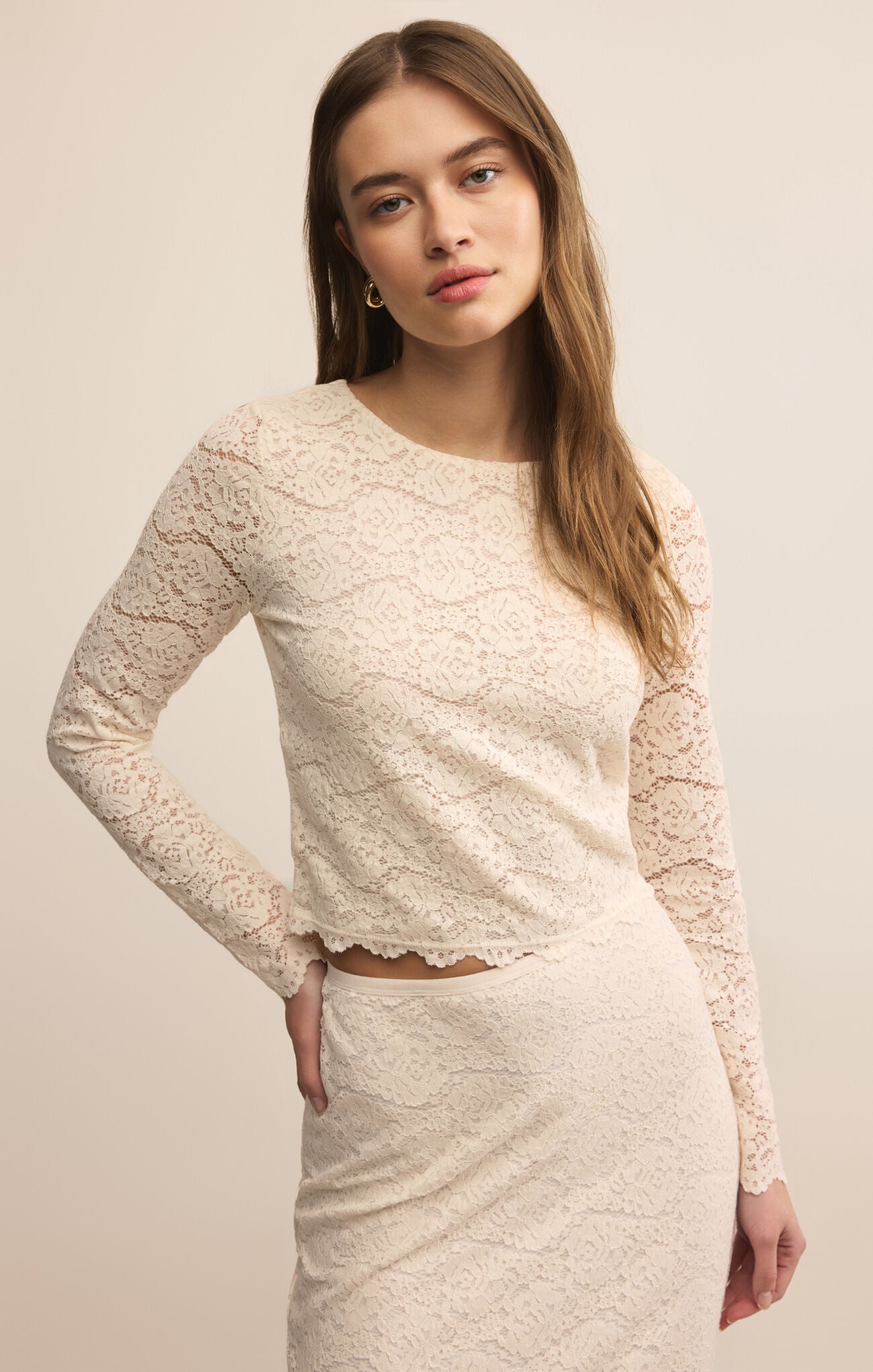 Aurora Lace Top-Casual Tops-Happy on Main