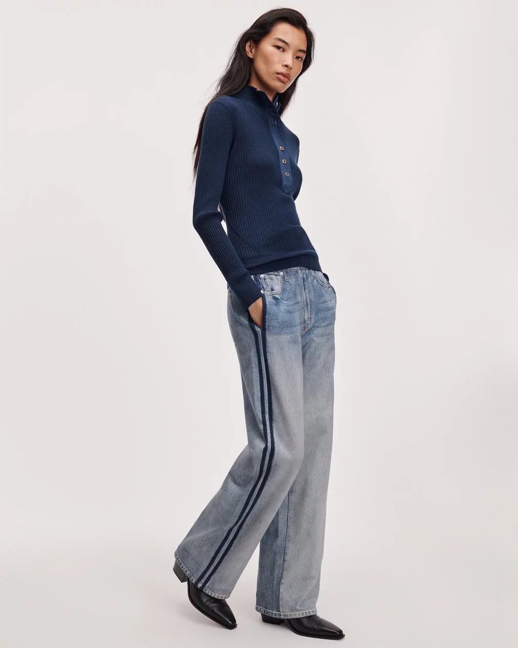 Miramar Terry Wide Track Pant - Coney-Rag & Bone-Happy on Main
