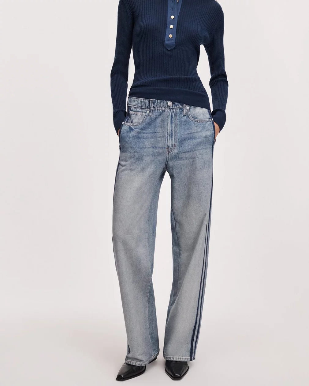 Miramar Terry Wide Track Pant - Coney-Rag & Bone-Happy on Main