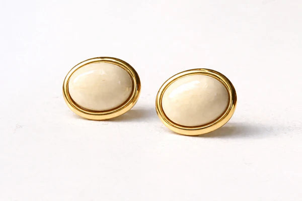 The Beacon Studs - Small/Gold-Whale Tail-Happy on Main