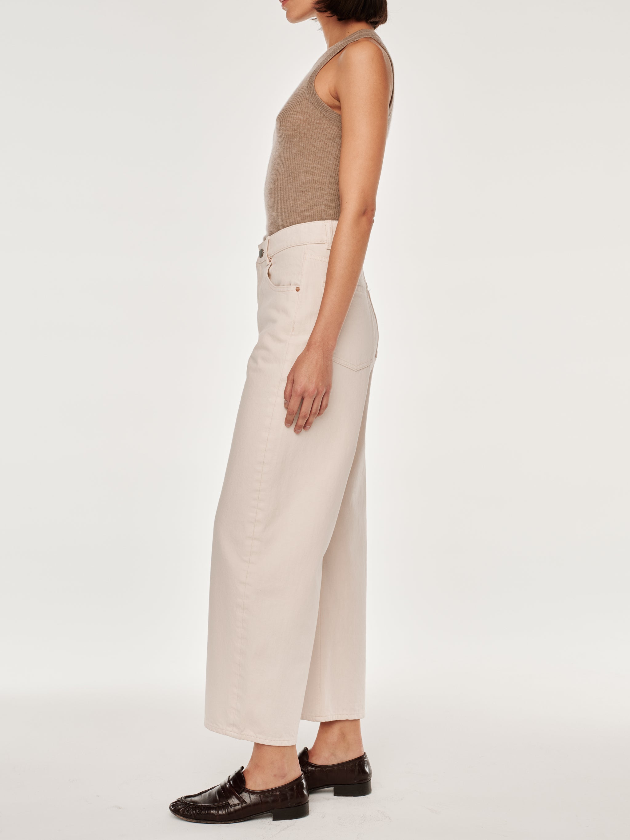Taylor Relaxed Barrel : HIgh Rise-Core Jeans-Happy on Main