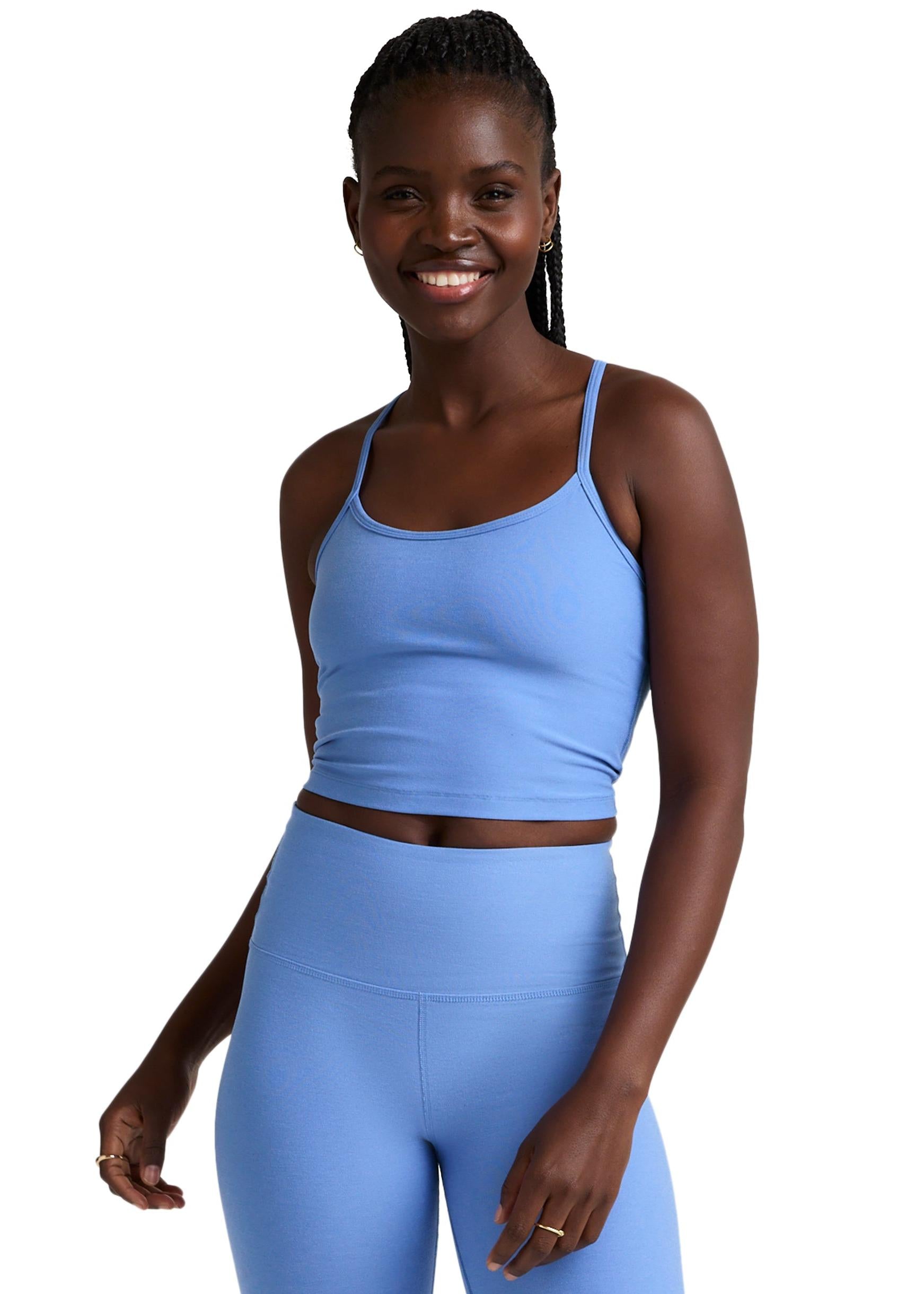 Spacedye Slim Racerback Cropped Tank-Athleisure-Happy on Main