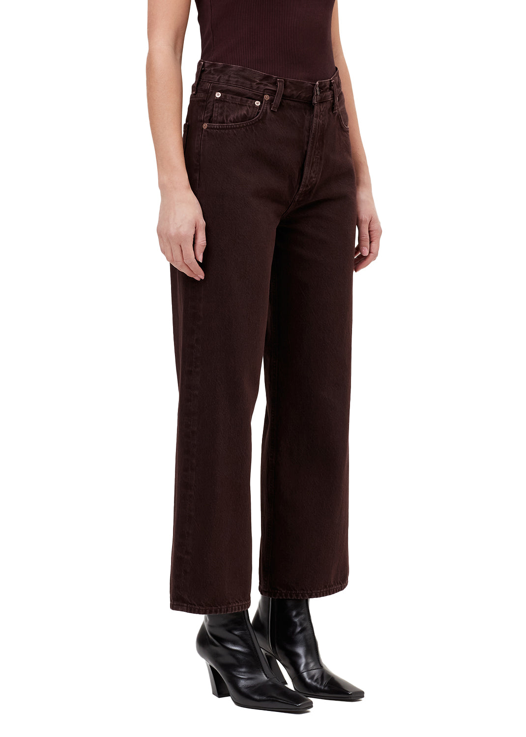 Ren Wide Leg Bottom Jeans-Core Jeans-Happy on Main