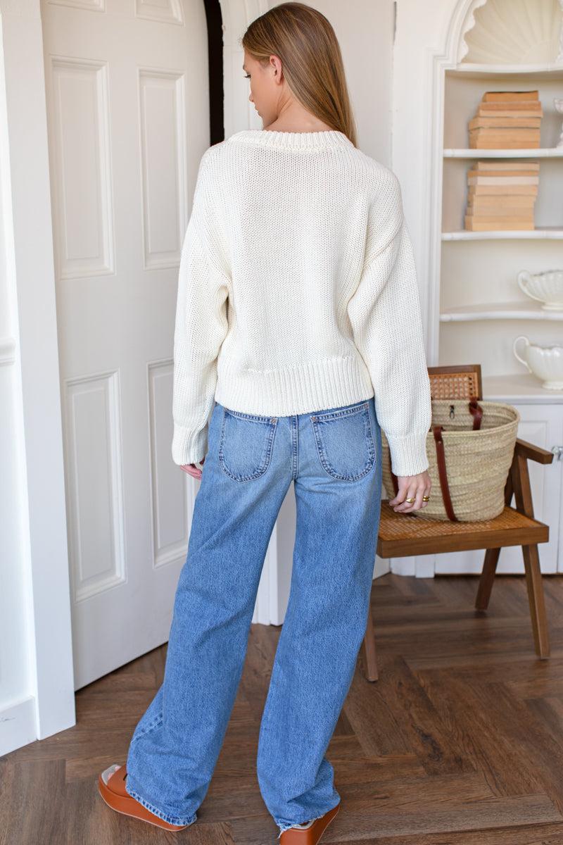 Cozy Cotton Sweater-Core Sweaters-Happy on Main