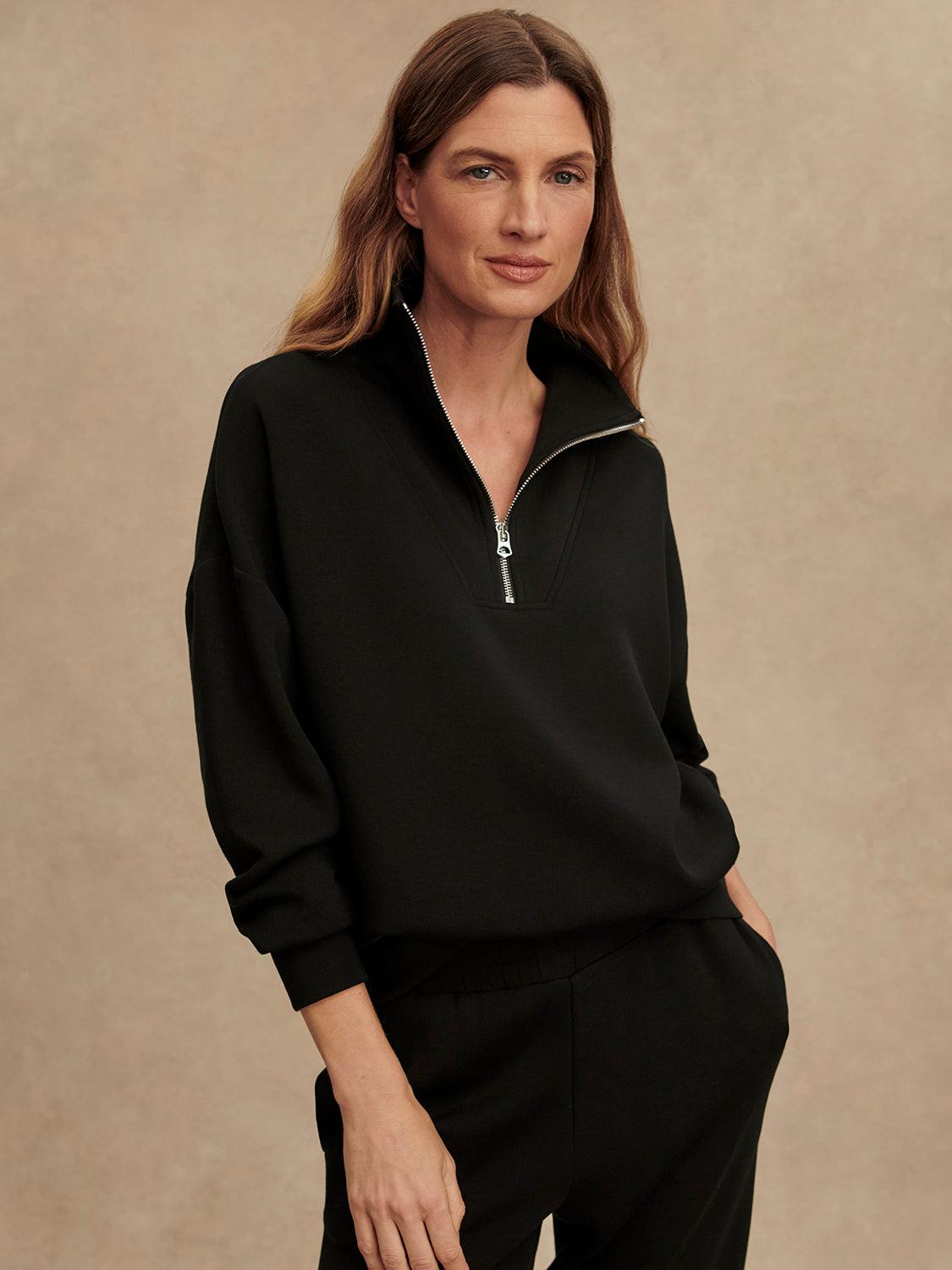 Hawley Half Zip Sweater-Athleisure-Happy on Main