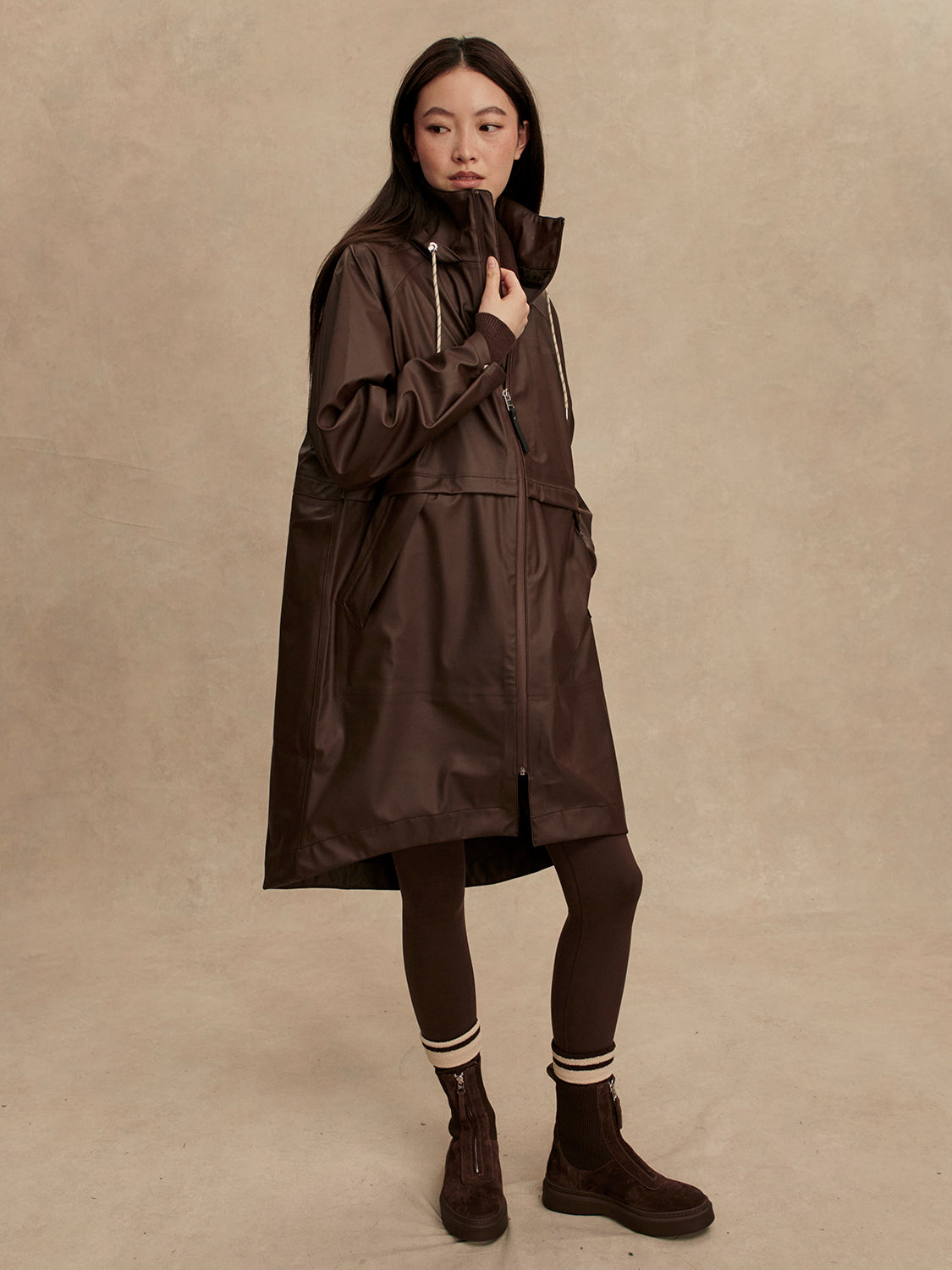 Kirsten Rain Coat-Outerwear-Happy on Main