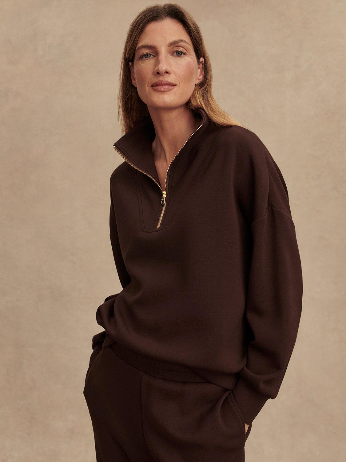 Hawley Half Zip Sweater-Athleisure-Happy on Main