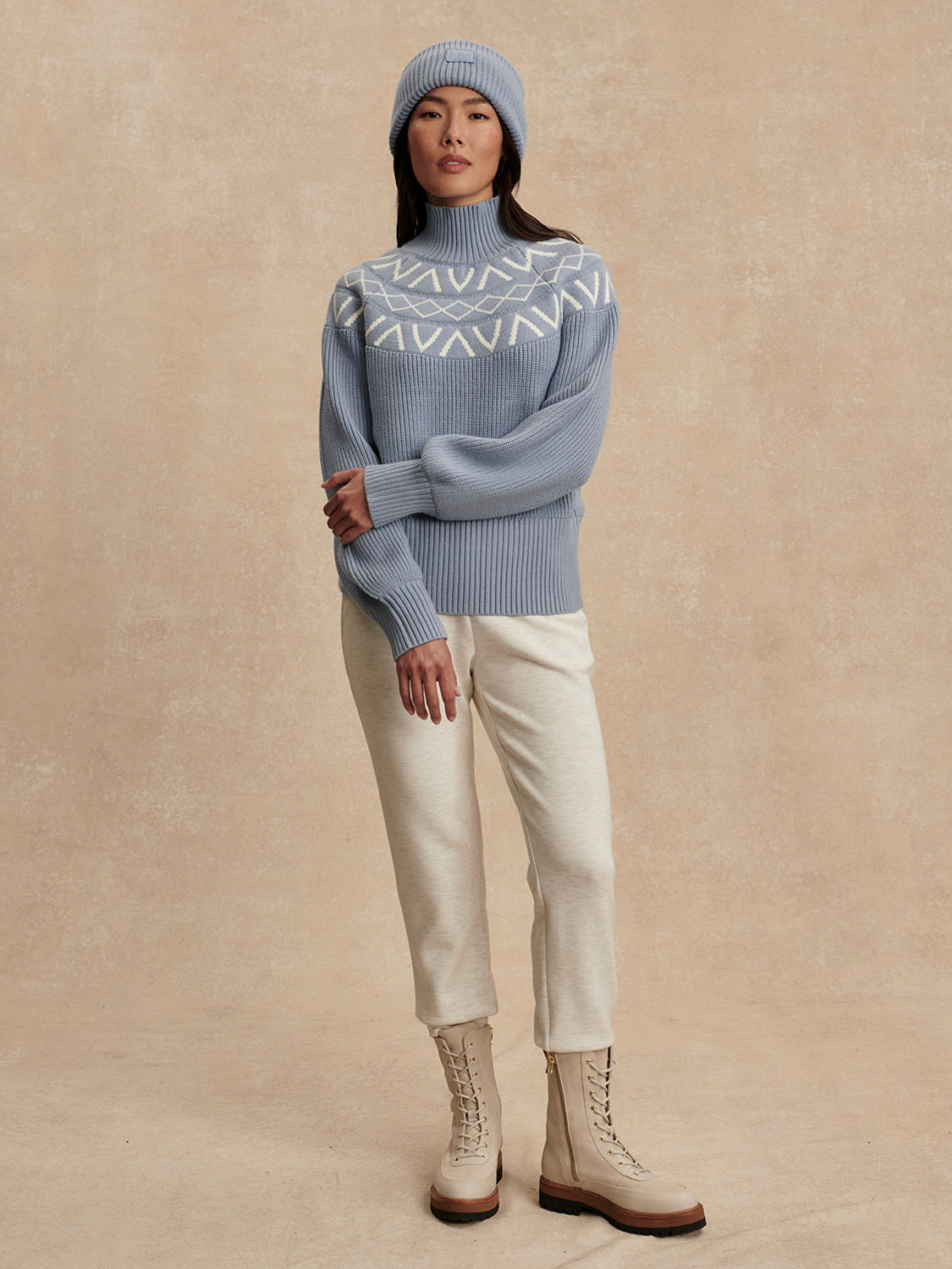 Marcie Fairisle Yoke Knit-Core Sweaters-Happy on Main