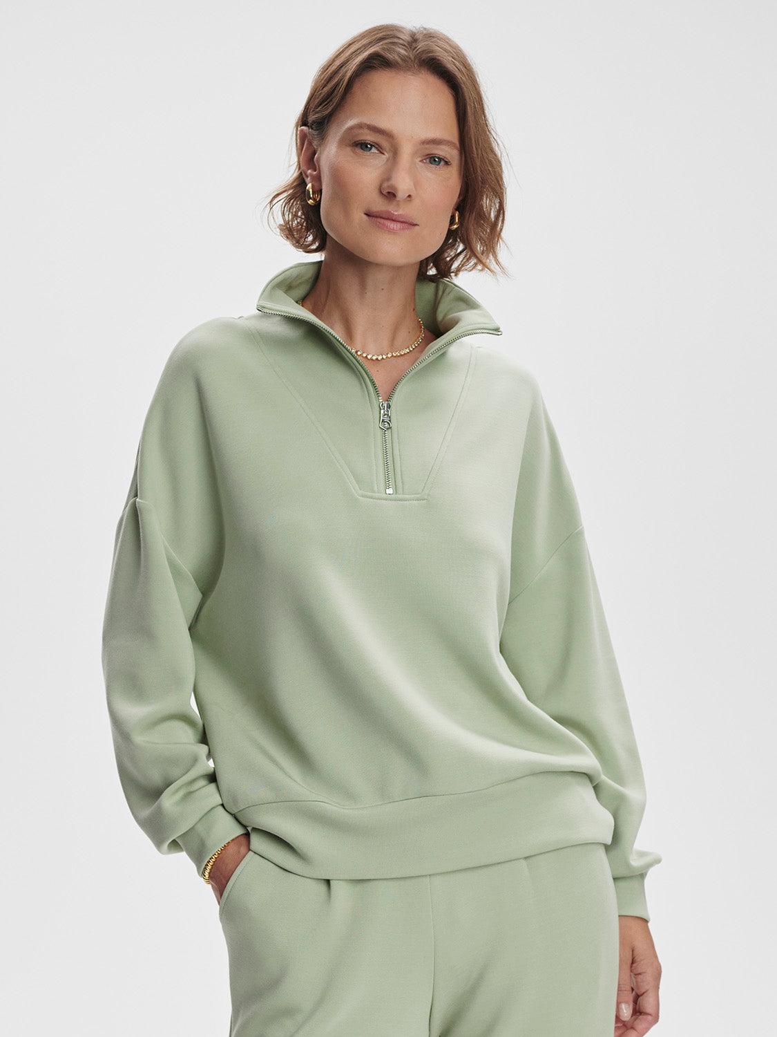 Hawley Half Zip Sweater-Athleisure-Happy on Main