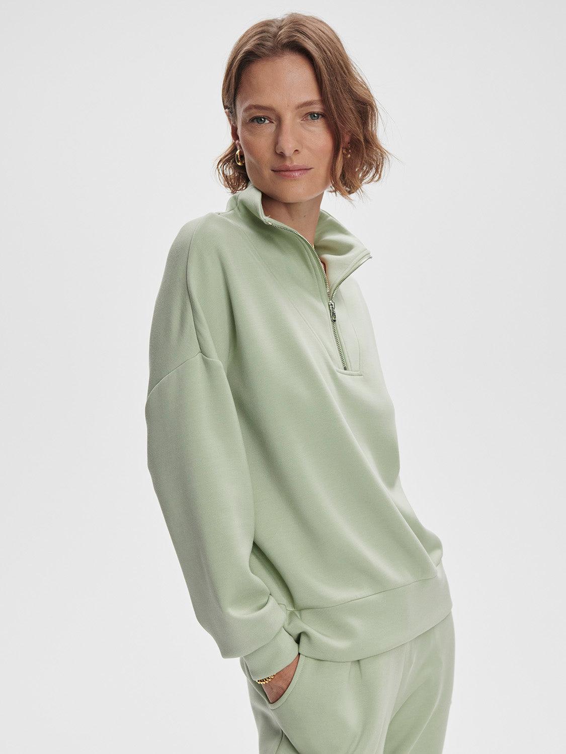 Hawley Half Zip Sweater-Athleisure-Happy on Main