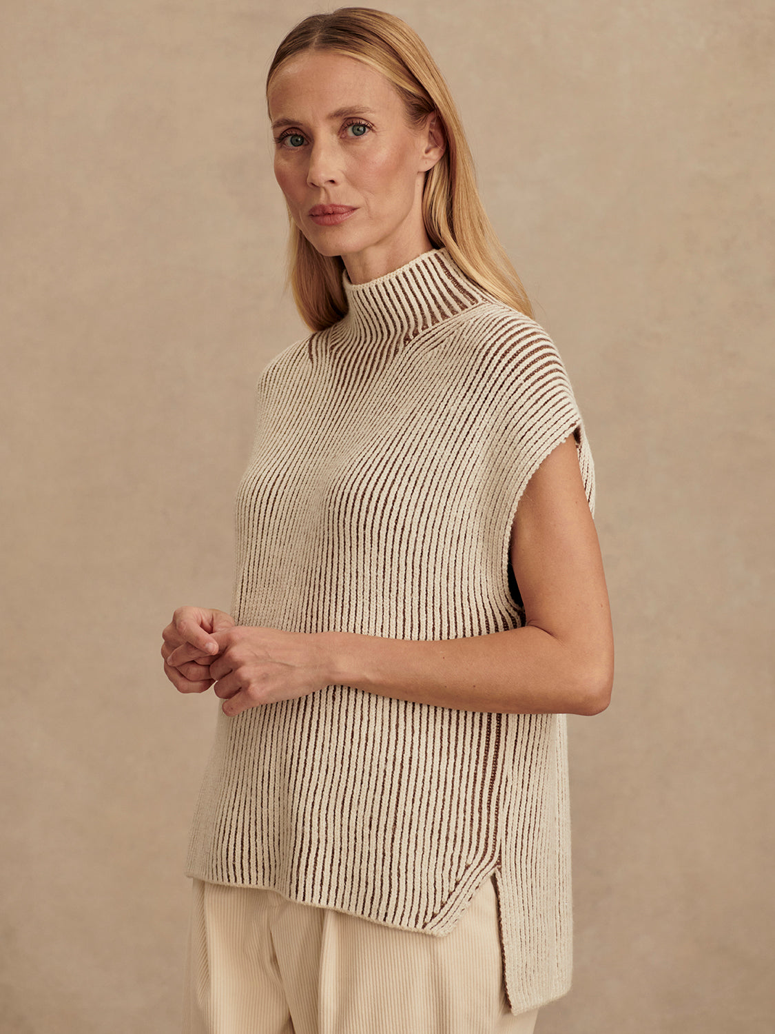 Lauren Plated Knit Tank-Casual Tops-Happy on Main