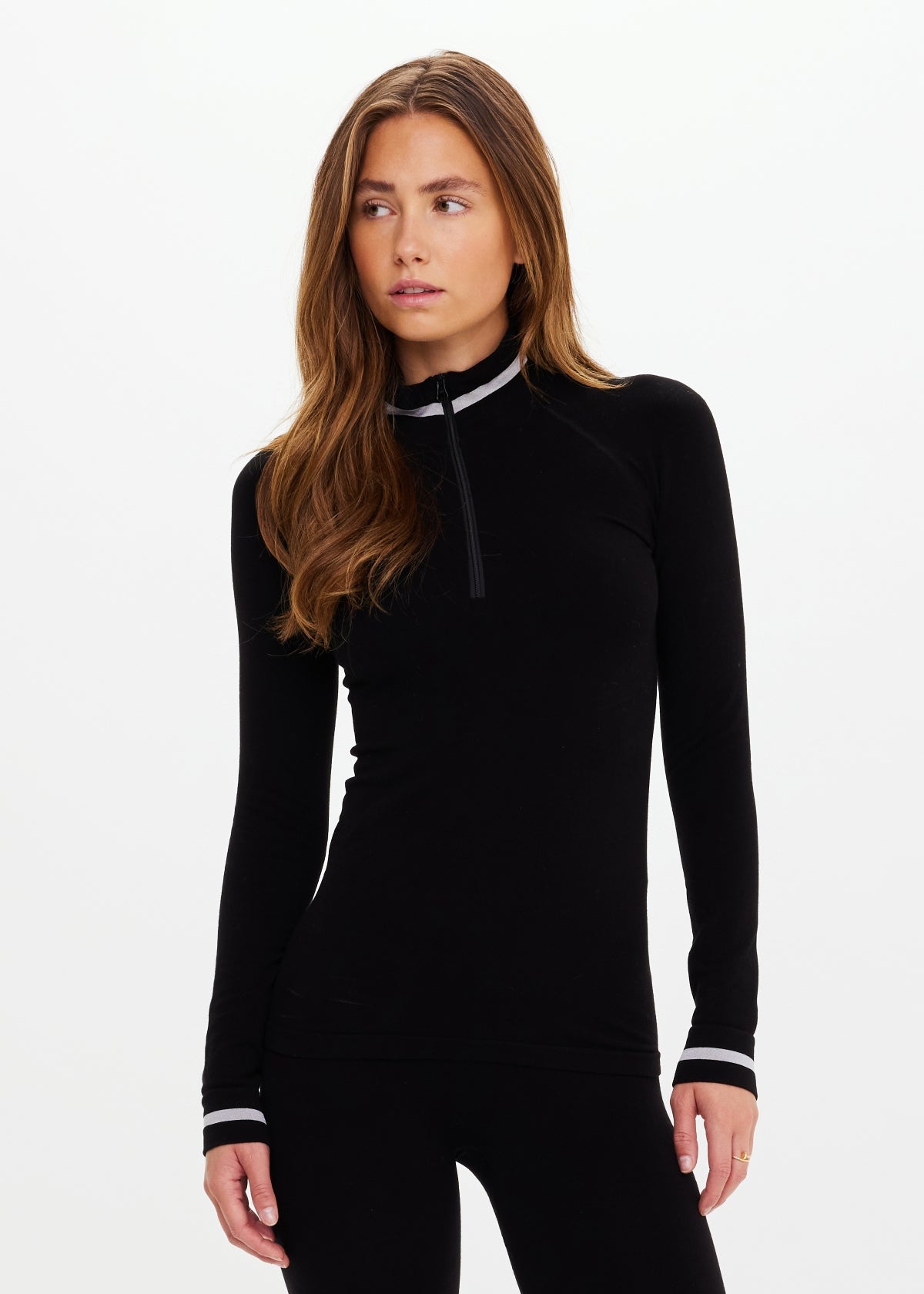 Wool Seamless Base Quarter Zip-Athleisure-Happy on Main