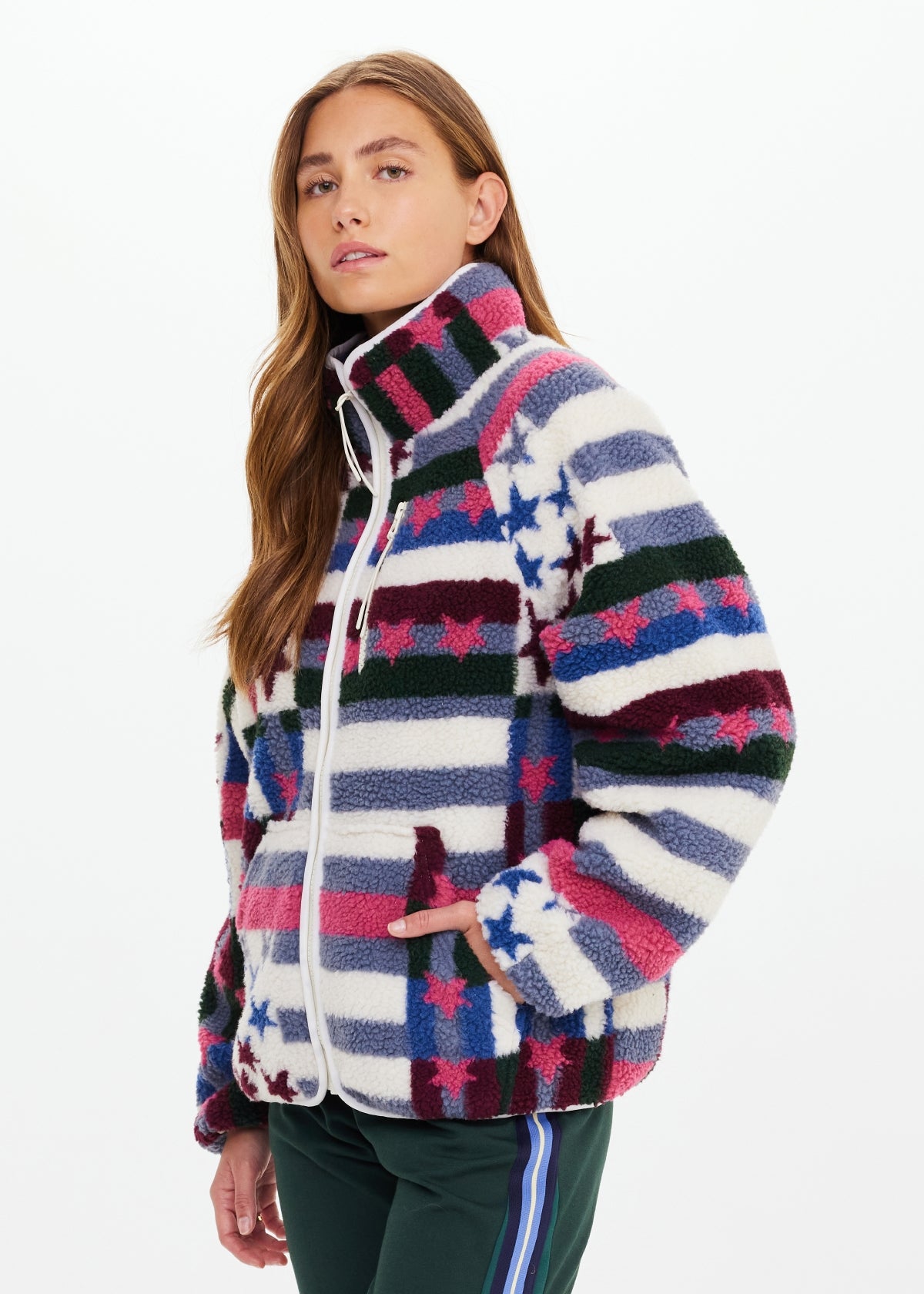 Harlow Fleece Zip Through-Outerwear-Happy on Main