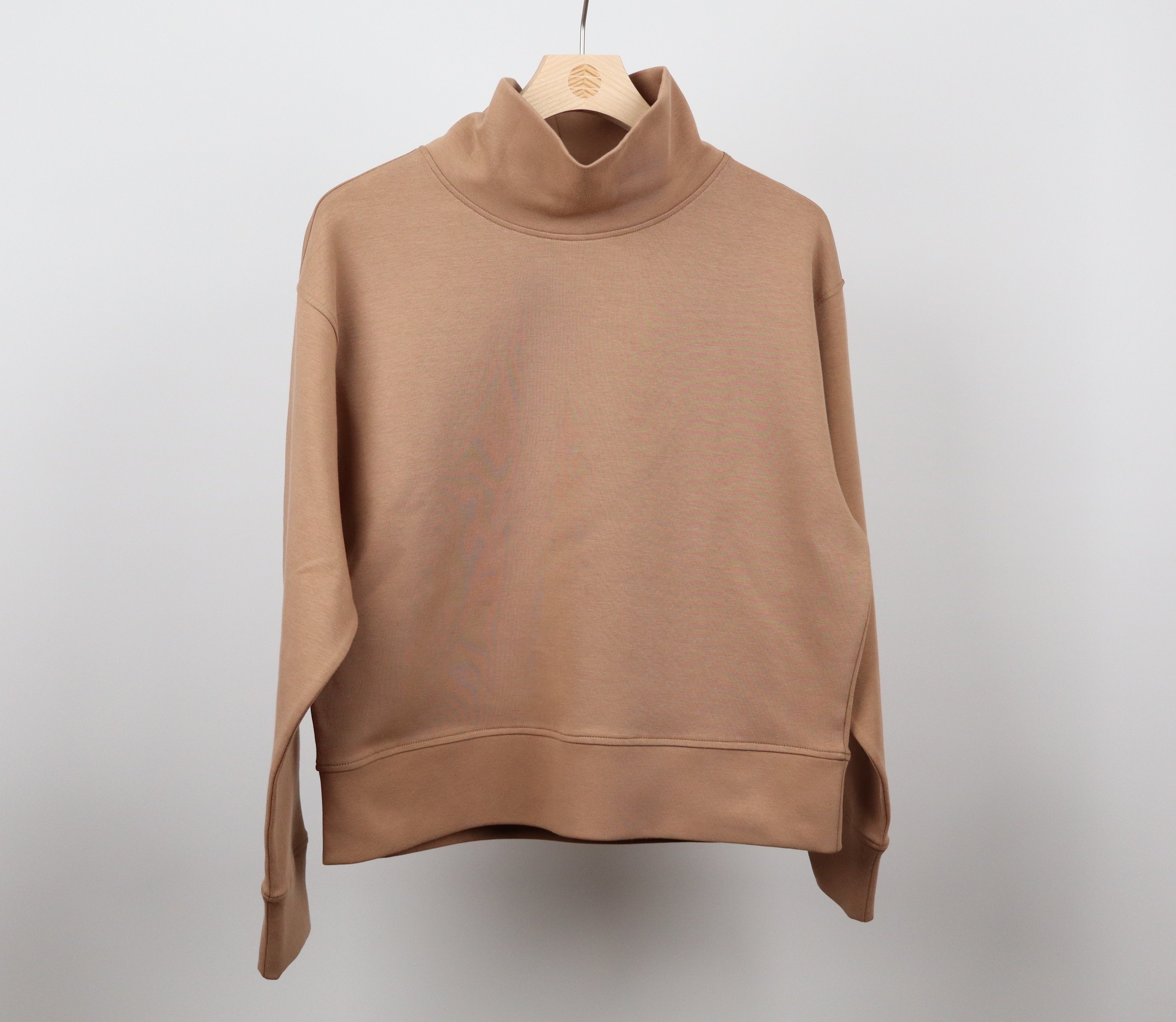 Nova Mock Neck Sweatshirt-Sweatshirts-Happy on Main