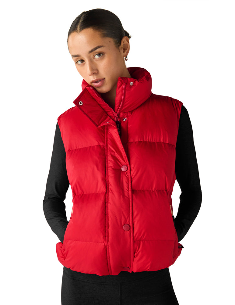 Big Cozy Puffer Vest-Outerwear-Happy on Main