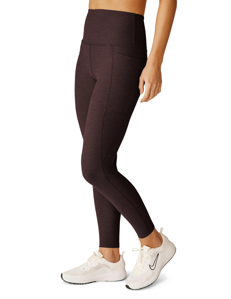Spacedye Out of Pocket High Waisted Midi Legging-Athleisure-Happy on Main