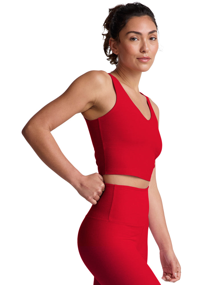 Spacedye Good Day Cropped Tank-Athleisure-Happy on Main