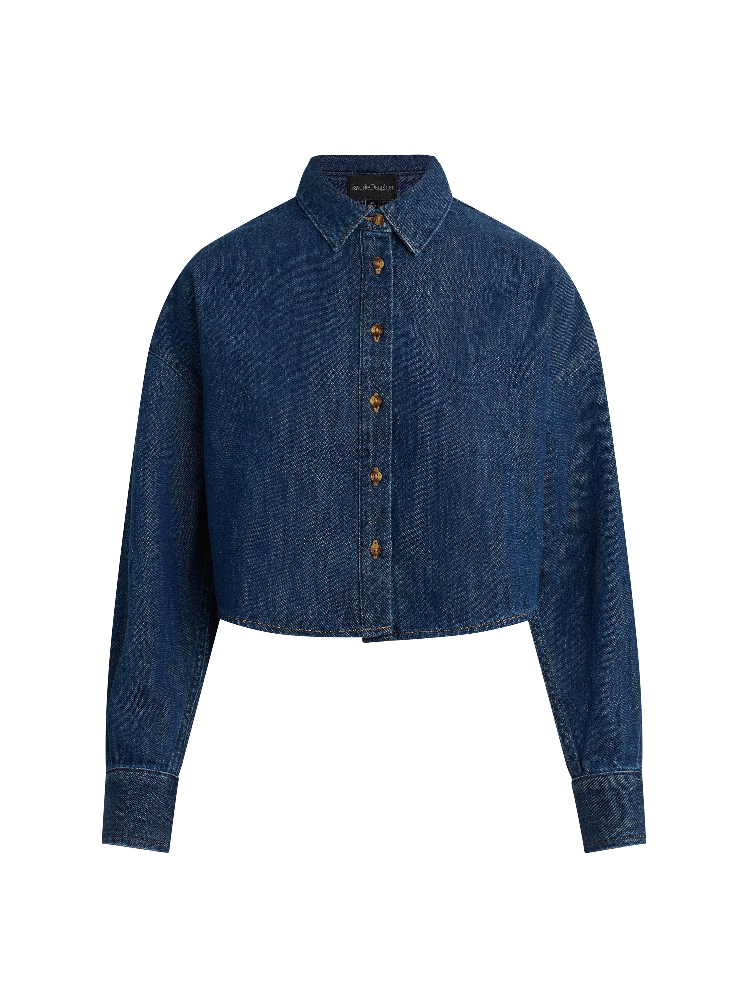 The Crop Ex-Boyfriend Shirt-Casual Tops-Happy on Main