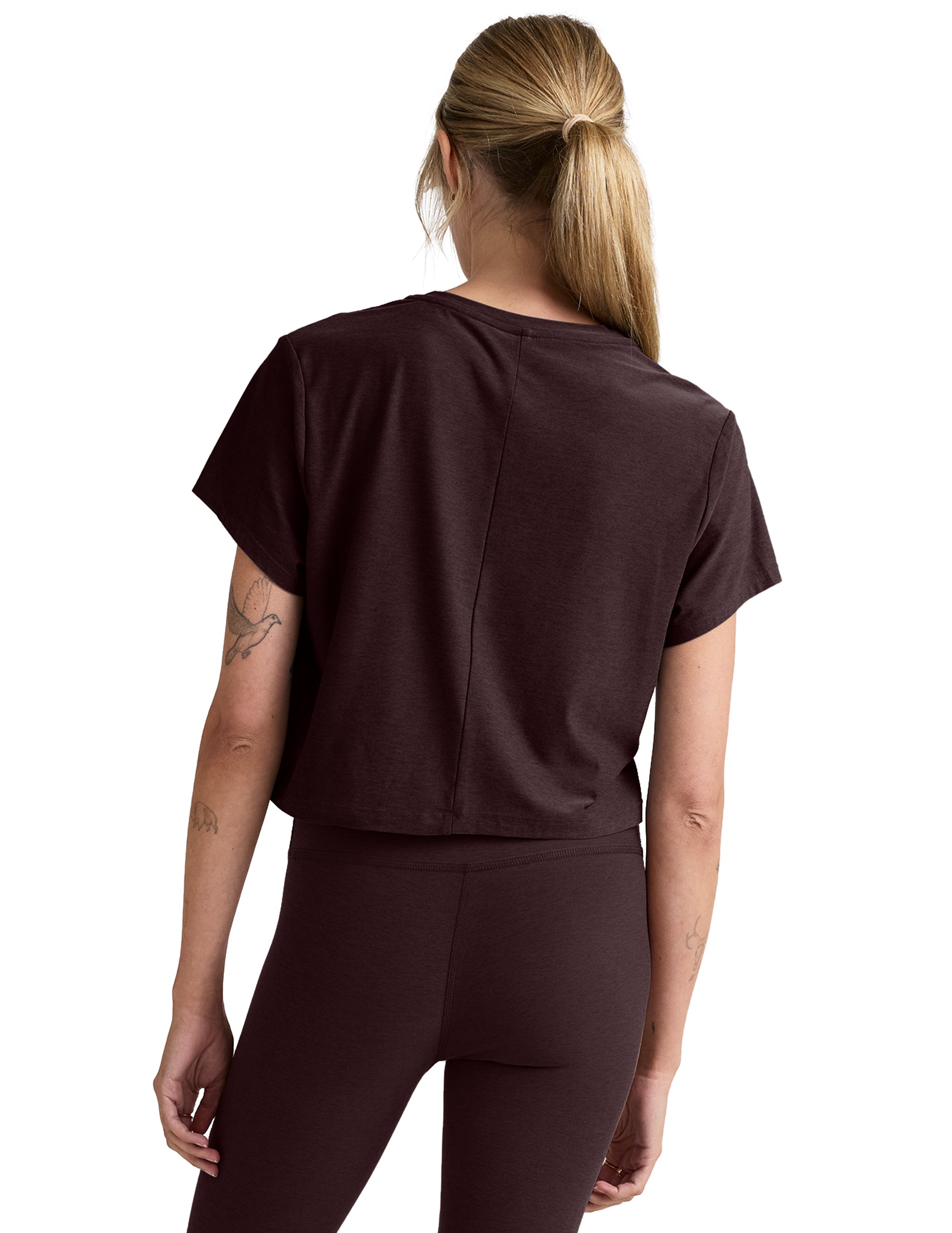 Featherweight Supreme Cropped Tee-Athleisure-Happy on Main