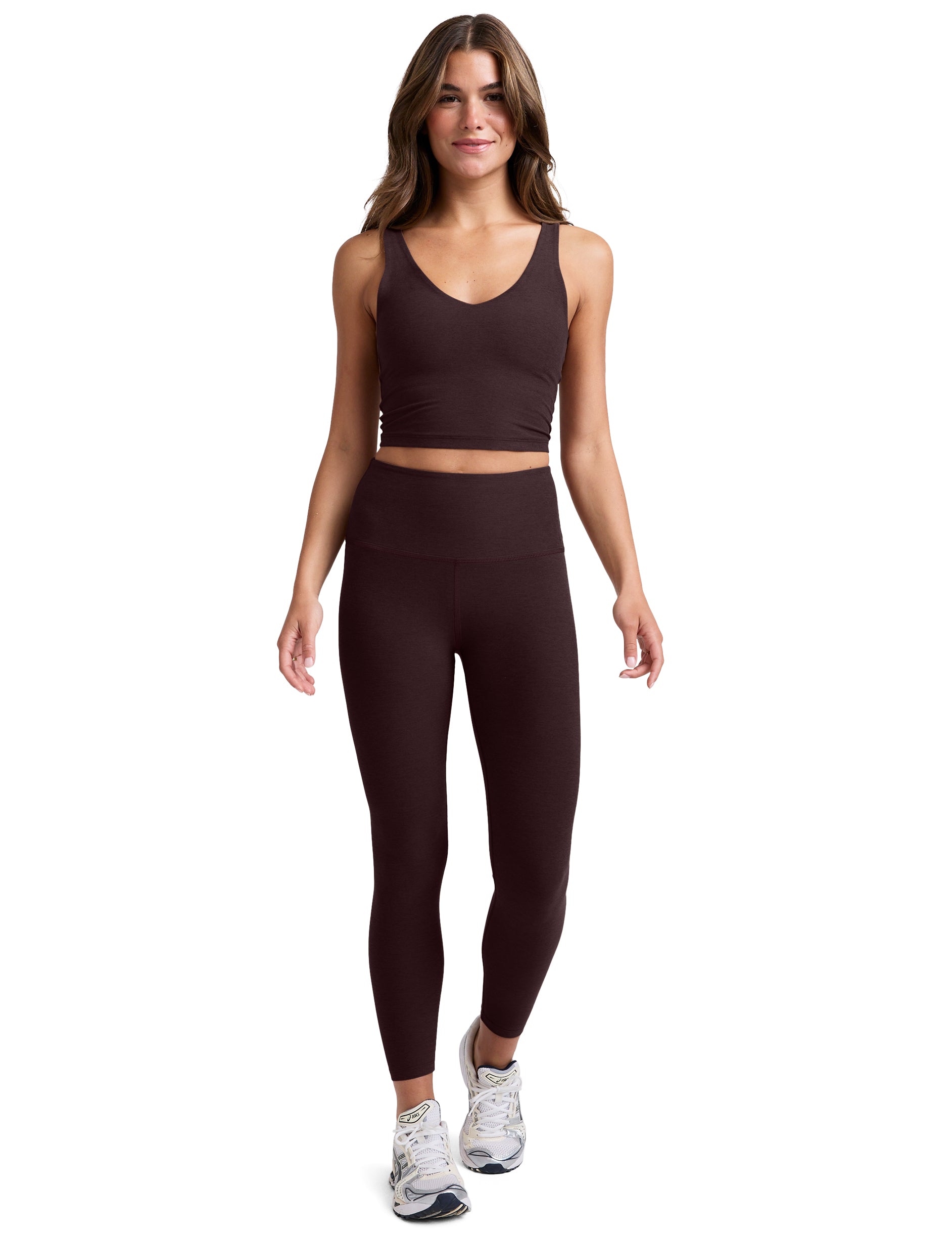 Spacedye Slim Racerback Cropped Tank-Athleisure-Happy on Main