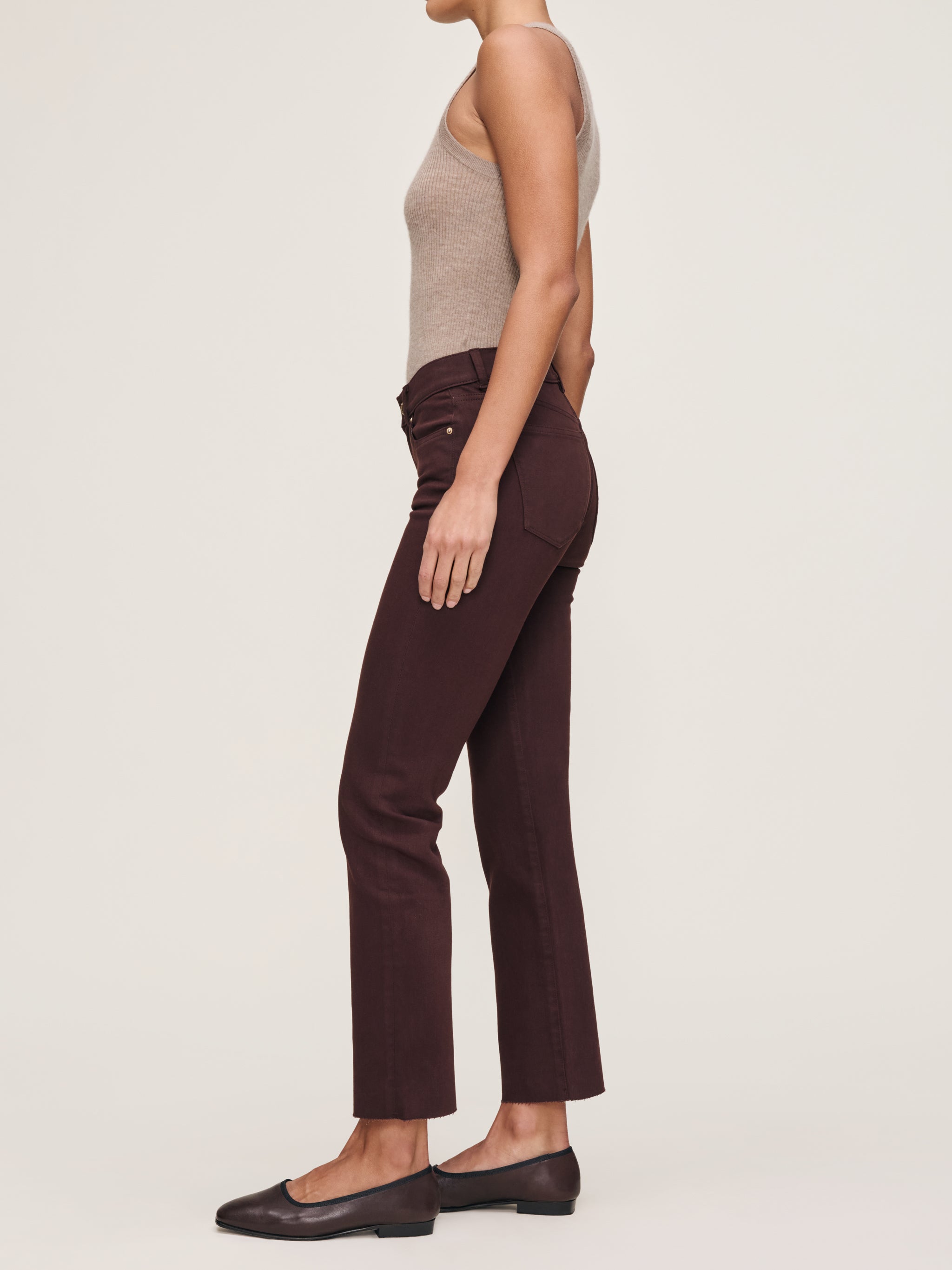 Mara Straight: Mid Rise Instasculpt™ Ankle-DL1961-Happy on Main