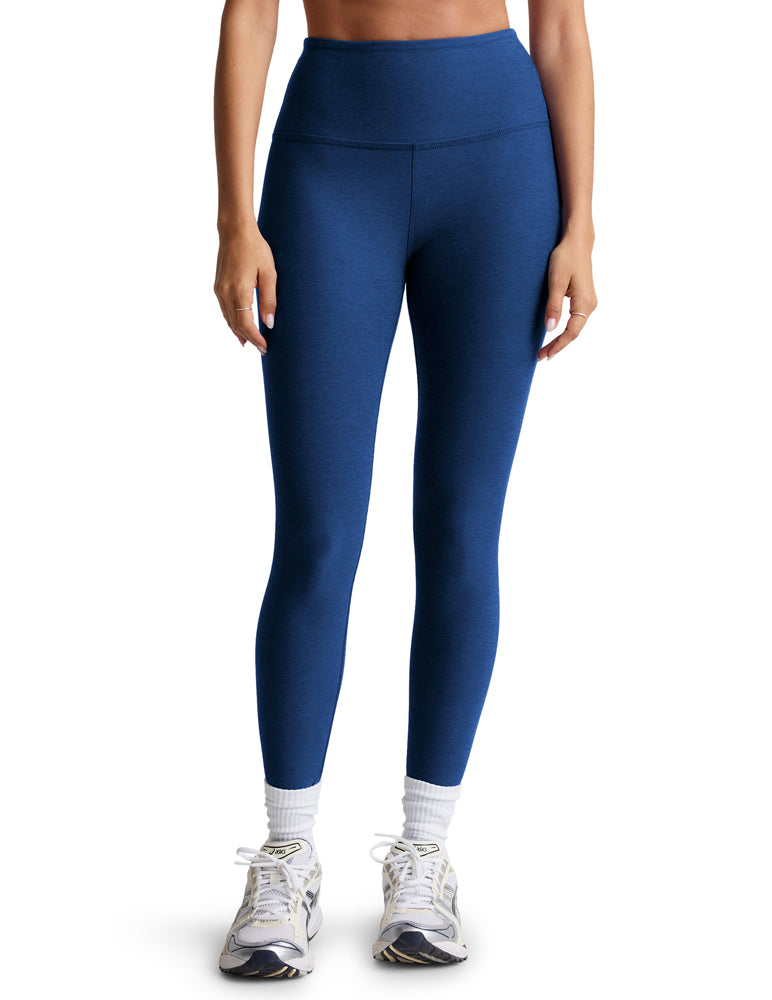 Spacedye Caught in the Midi HW Legging - Marine Blue Heather-Beyond Yoga-Happy on Main