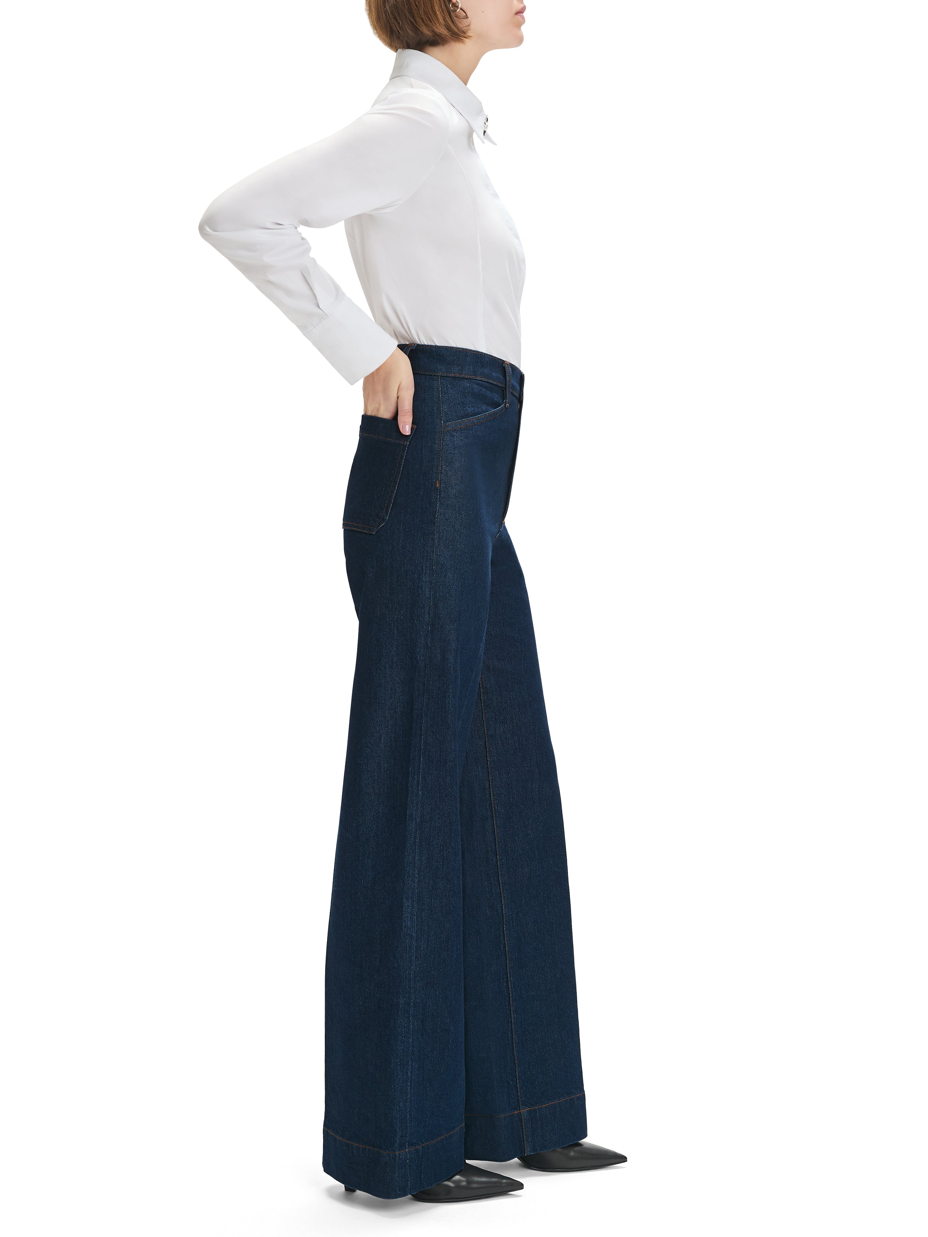 The Mischa Wide Leg - Pepper-Favorite Daughter-Happy on Main